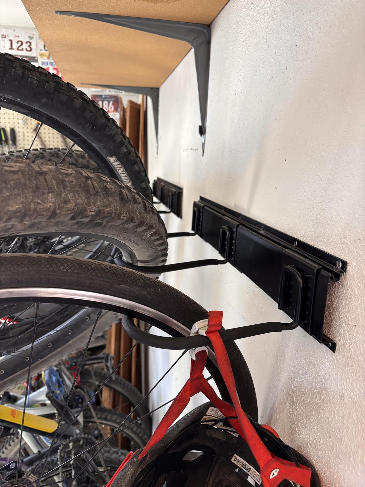 Ultrawall Stainless Steel Bike Storage Rack, Wall Mount 6 Bike Hanger customer photo 2