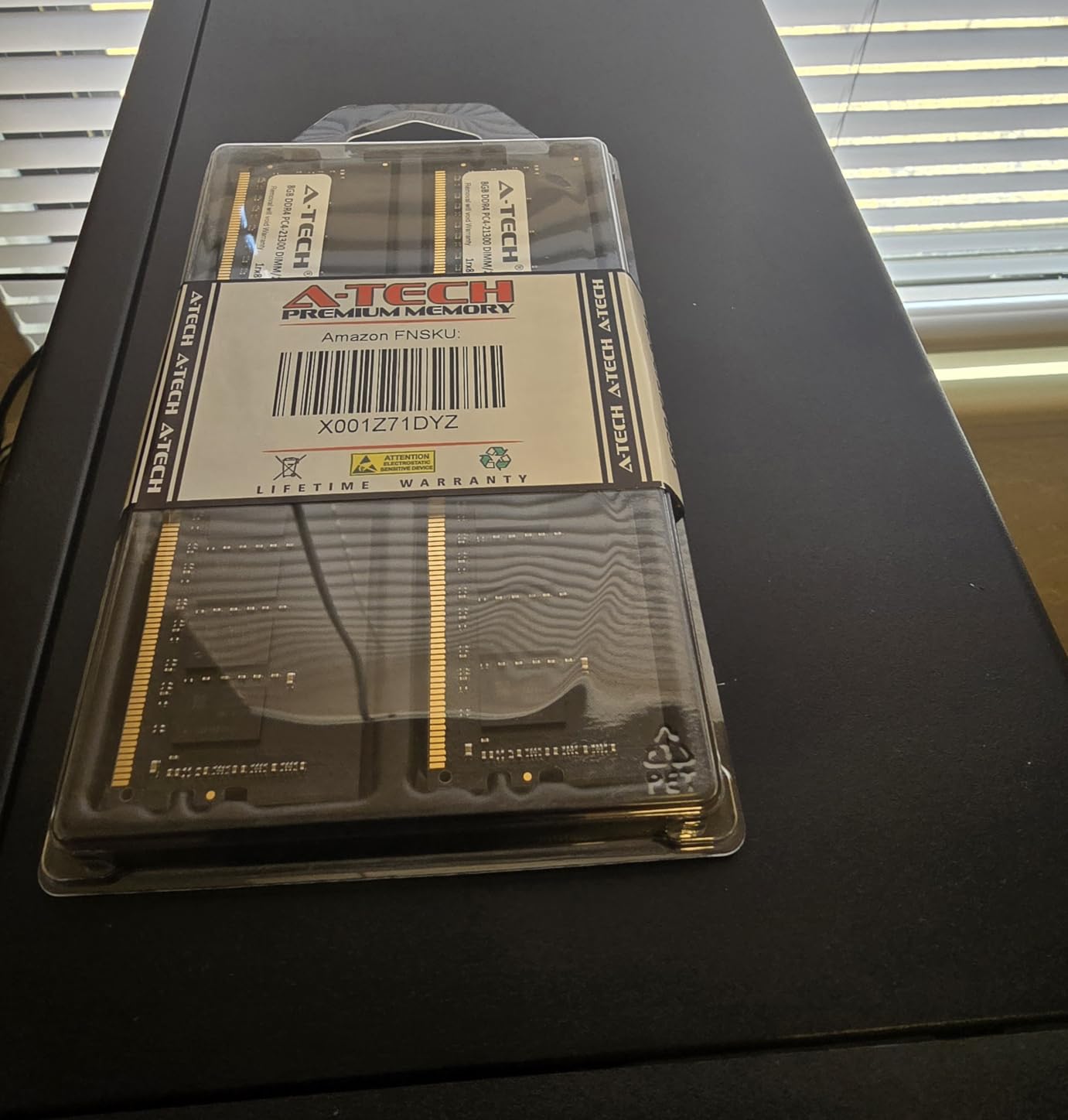 A-Tech 16GB (2x8GB) DDR4 2666 MHz UDIMM PC4-21300 (PC4-2666V) CL19 DIMM Non-ECC Desktop RAM Memory Modules customer photo 2