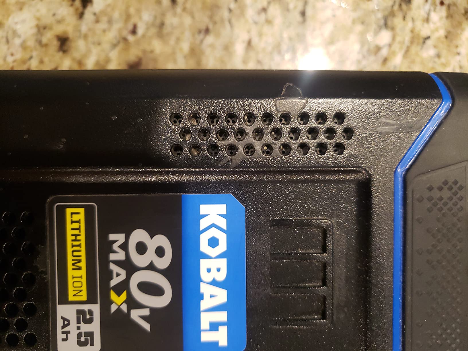Kobalt 80-volt 2.5-Amp Hours Rechargeable Lithium Ion Cordless Power Equipment Battery KB 2580-06 customer photo 2