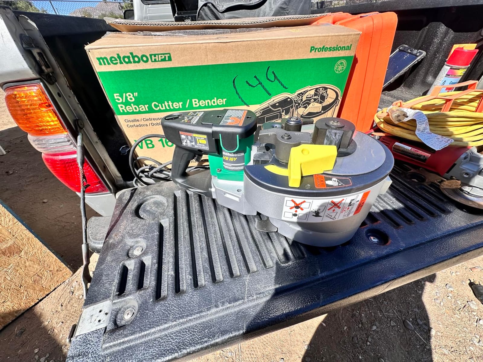 Metabo HPT Rebar Bender and Cutter, Portable Variable Speed, VB16Y customer photo 2