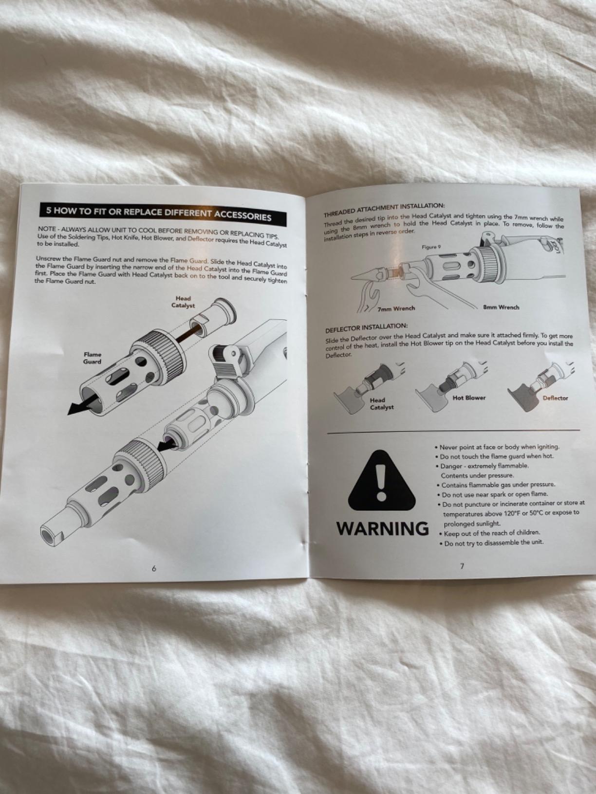LEXIVON Butane Soldering Iron Multi-Purpose Kit | Cordless Self-Igniting Adjustable Flame 7-Tip Set | Pro Grade 125-Watt Equivalent (LX-770) customer photo 1