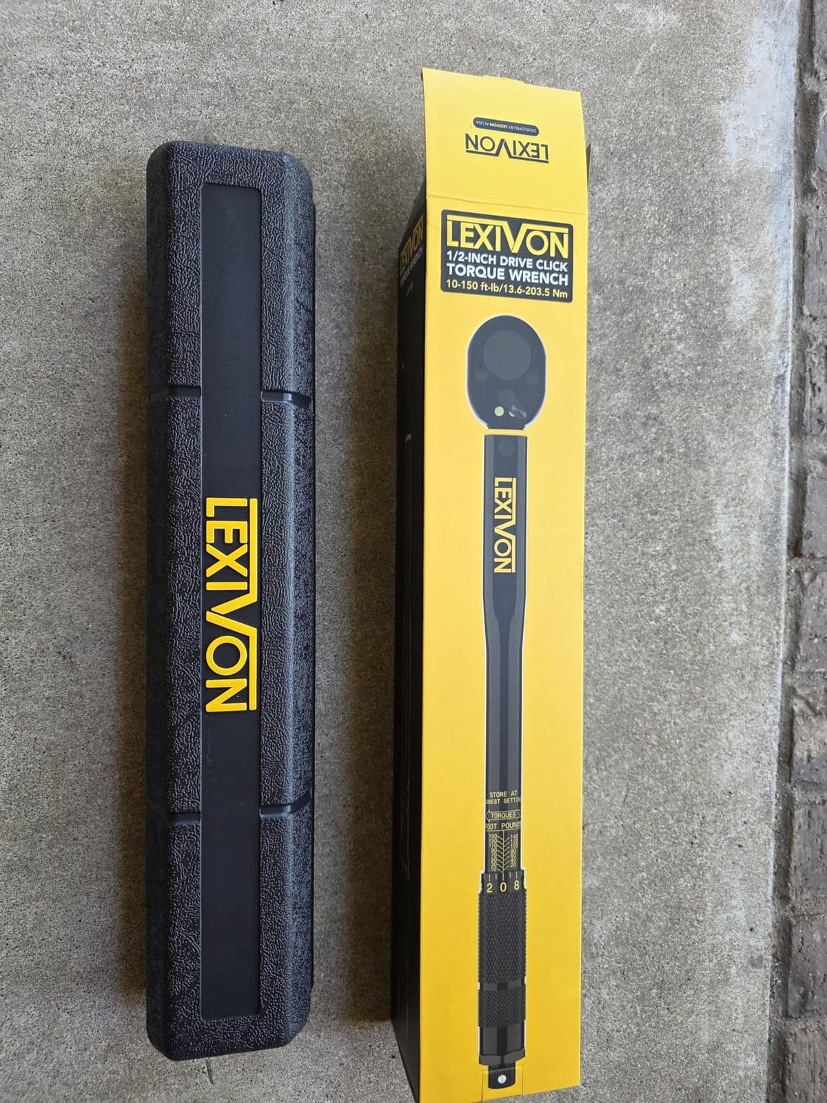 LEXIVON Torque Wrench 1/2-Inch Drive Click 10~150 Ft-Lb/13.6~203.5 Nm (LX-183) customer photo 1