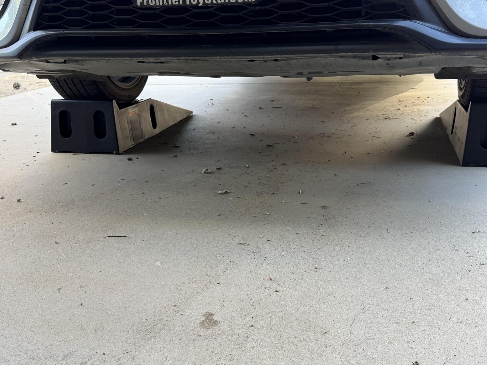Ironton Poly Car Ramp Set, 12,000-Lb. GVW, 35.5in.L x 12in.W, 2-Pc. customer photo 1