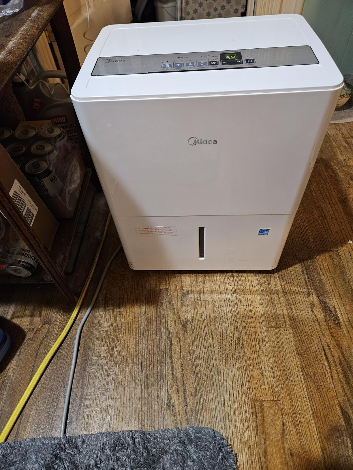 Midea 22 Pint Dehumidifier for Basement, 1,500 Sq. Ft, Energy star customer photo 1