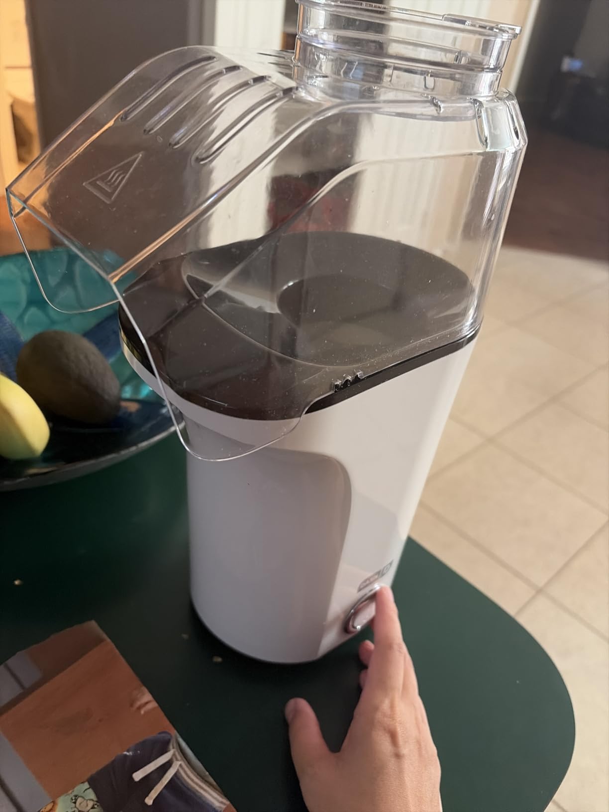 Dash Fresh Pop Popcorn Maker, 16-Cup Hot Air Popper, Aqua customer photo 1