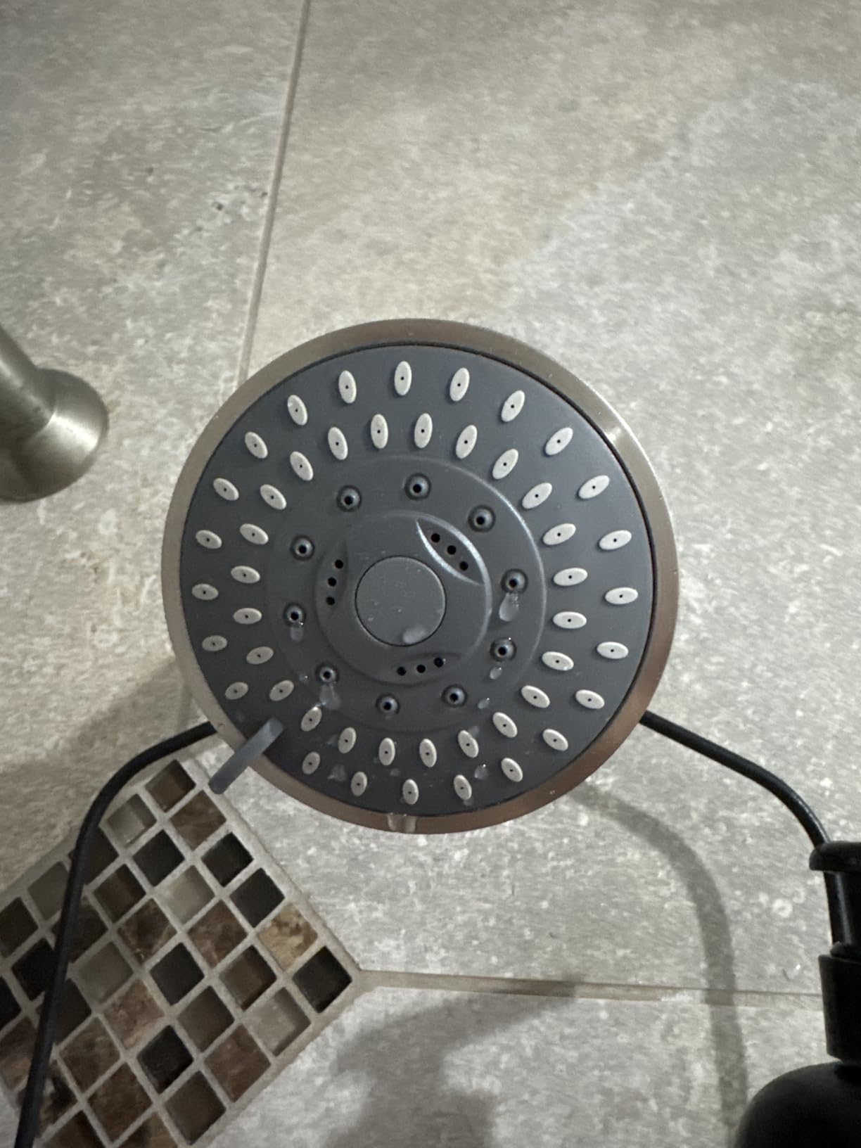 AISOSO High Pressure Rain Shower Head 5 Modes Showerhead 4.1 Inch Chrome customer photo 1