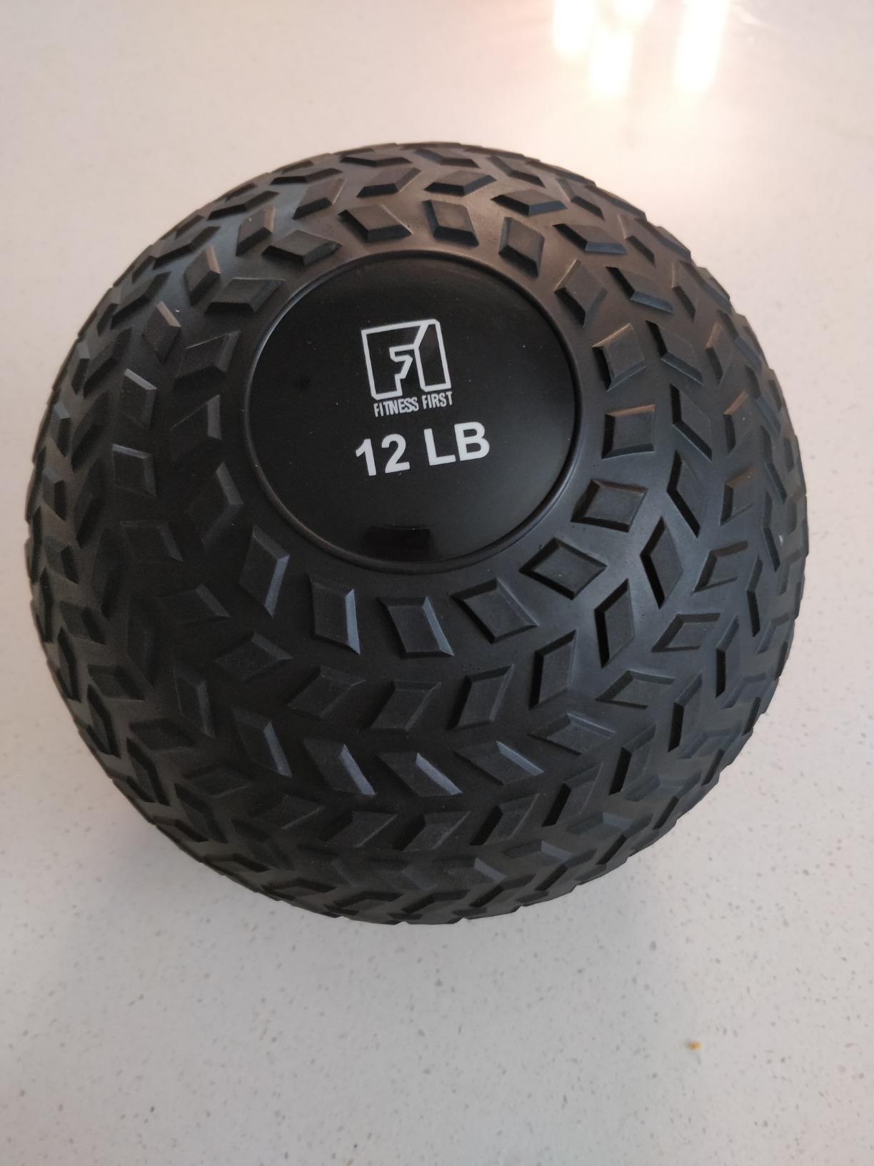 Fitness First Slam Ball, Easy-to-Grip, Sand-Filled Medicine Ball for Exercise and Workout, Ideal for Weight Training, Cross-Training, Cardio, and Plyometric Workout, Available in Different Weights customer photo 2