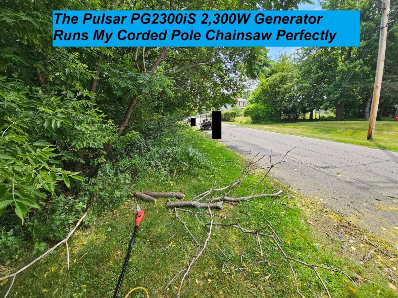 Pulsar PG2300iS 2,300W Portable Super Quiet Gas-Powered Inverter Generator with USB Outlet & Parallel Capability, CARB Compliant customer photo 1