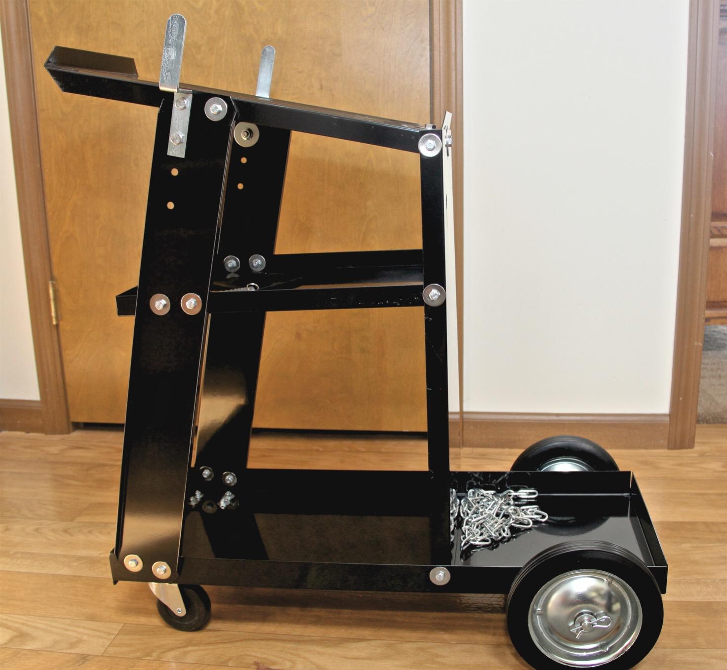 Rockwood 3-Tier Portable Welding Cart | Heavy Duty Gauge Steel | for Mig Welder & Plasma | Utility Cart Storage Organizer | Welding Accessories | Holds up to 125 Cubic ft Tank customer photo 2