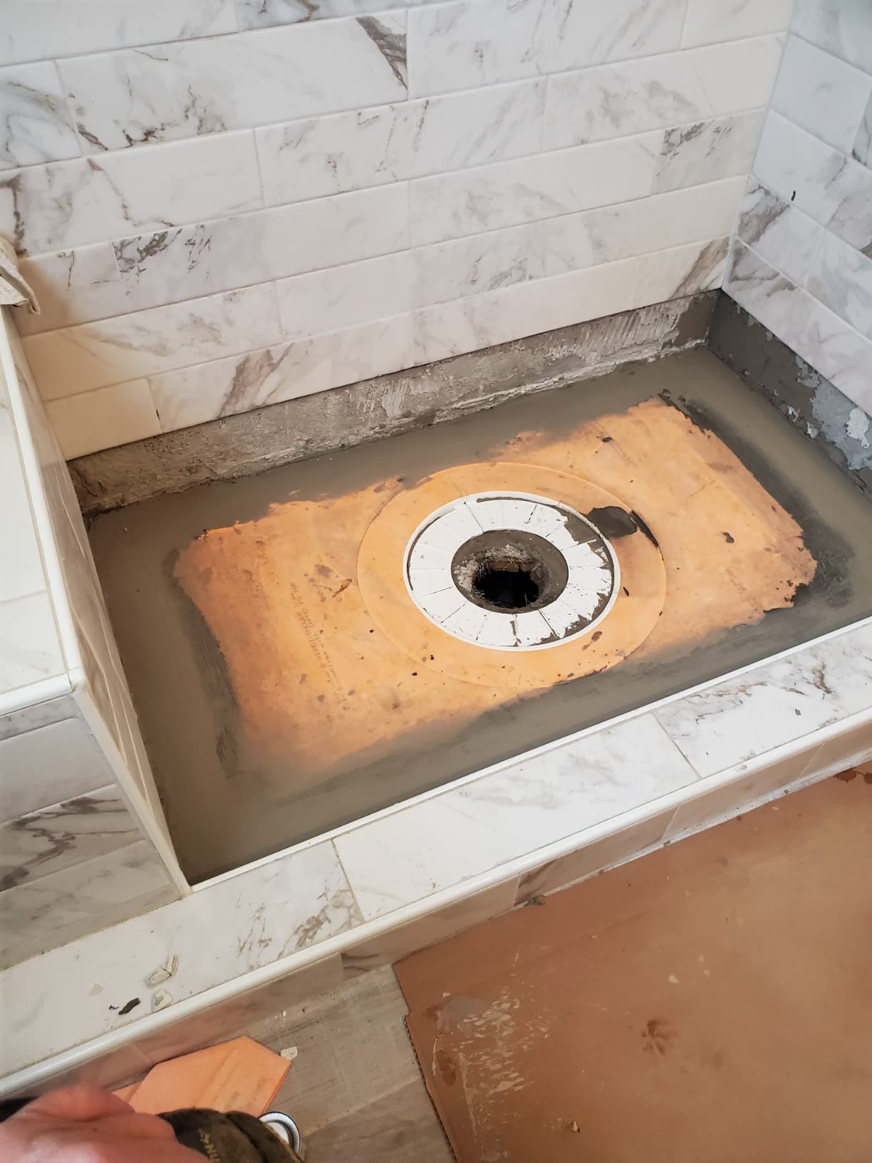 Schluter Kerdi Prefabricated Sloped Shower Tray - Waterproof, Ready to Tile - Lightweight Polystyrene, 36