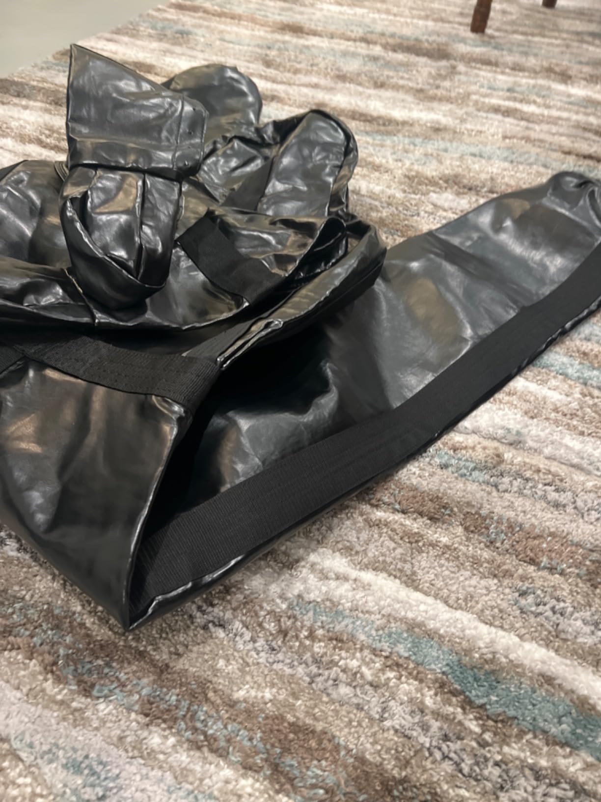 Aoneky 6FT Unfilled Grappling Dummy for Adults, Heavy Duty MMA BJJ Wrestling Training Dummy, Synthetic Leather Jiu Jitsu Judo Practice Dummy with Reinforced Stitching for Submission & Throws Practice customer photo 1