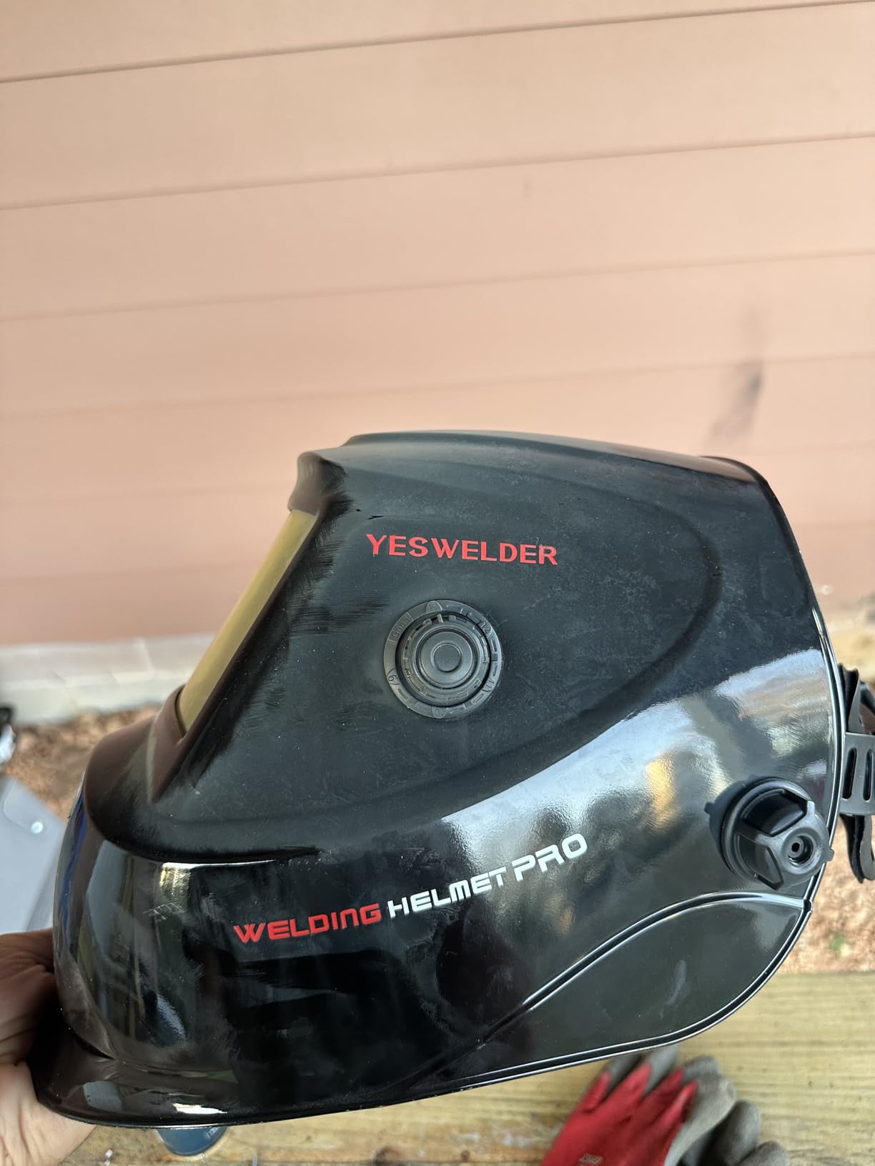 YESWELDER Auto Darkening Welding Helmet 1/1/1/1 True Color, LYG-L600A customer photo 2