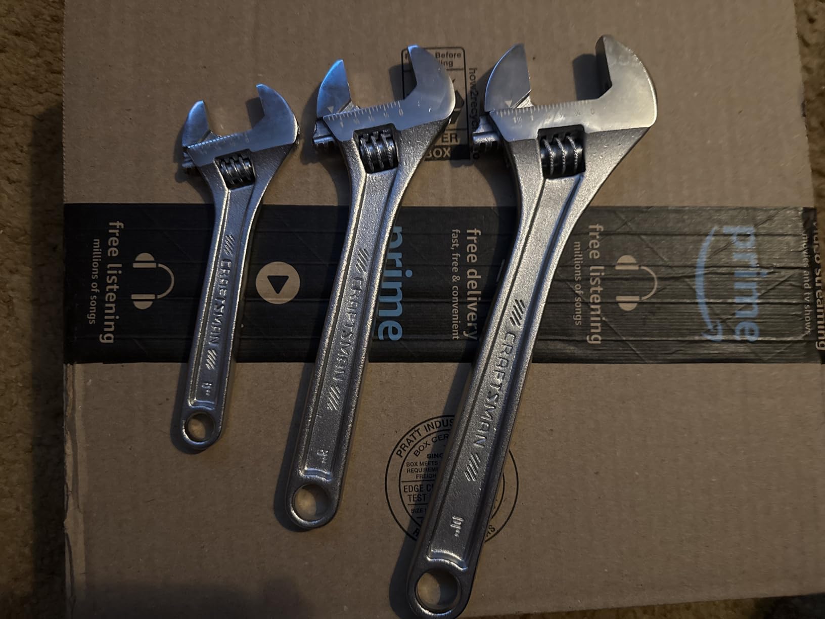 CRAFTSMAN Adjustable Wrench Set, 3-Piece All Steel, Metirc and SAE Scale (CMMT12001) customer photo 1