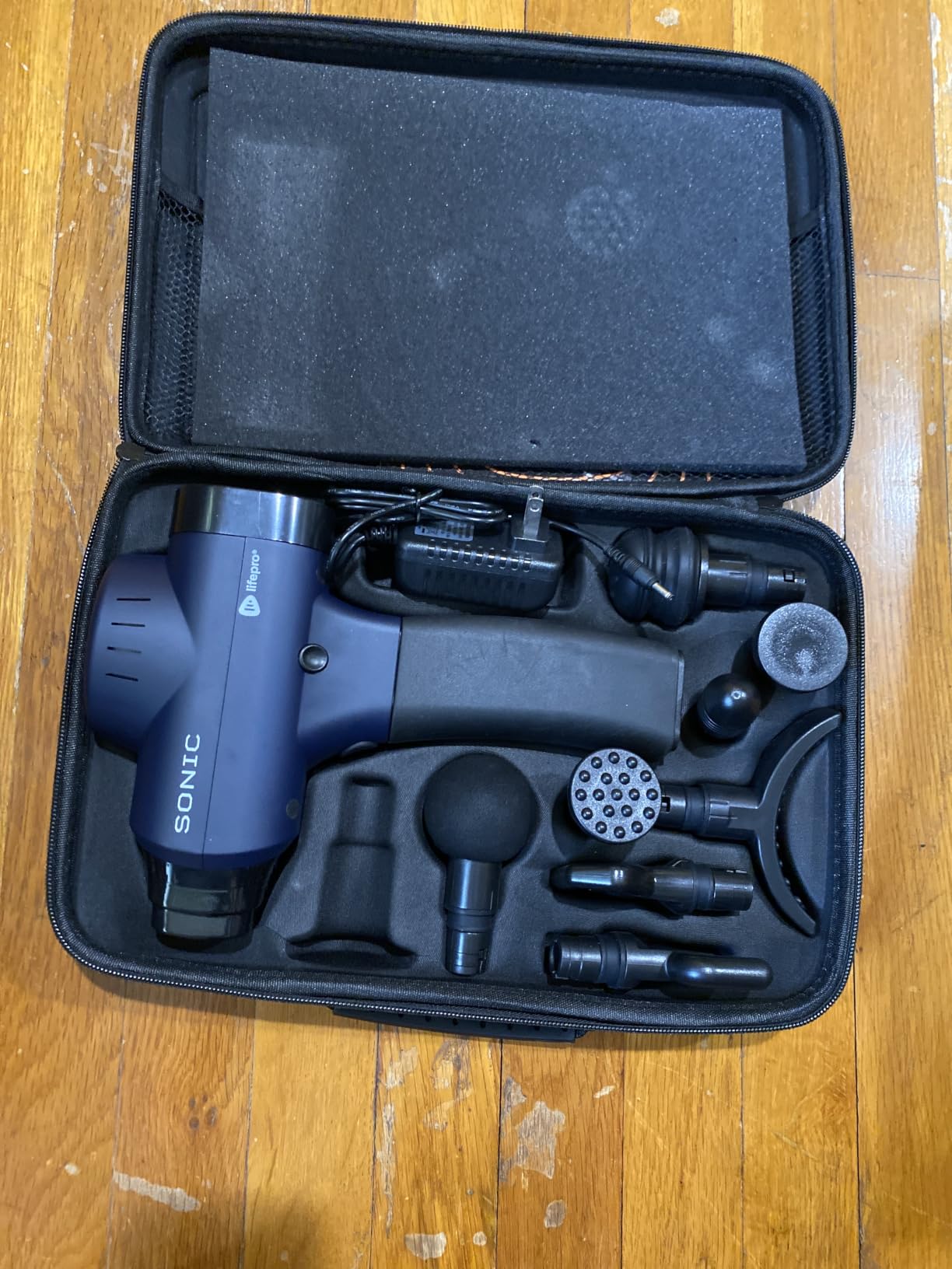 LifePro Sonic Massage Gun Percussion Muscle Massager, 8 Heads & 5 Speeds customer photo 1