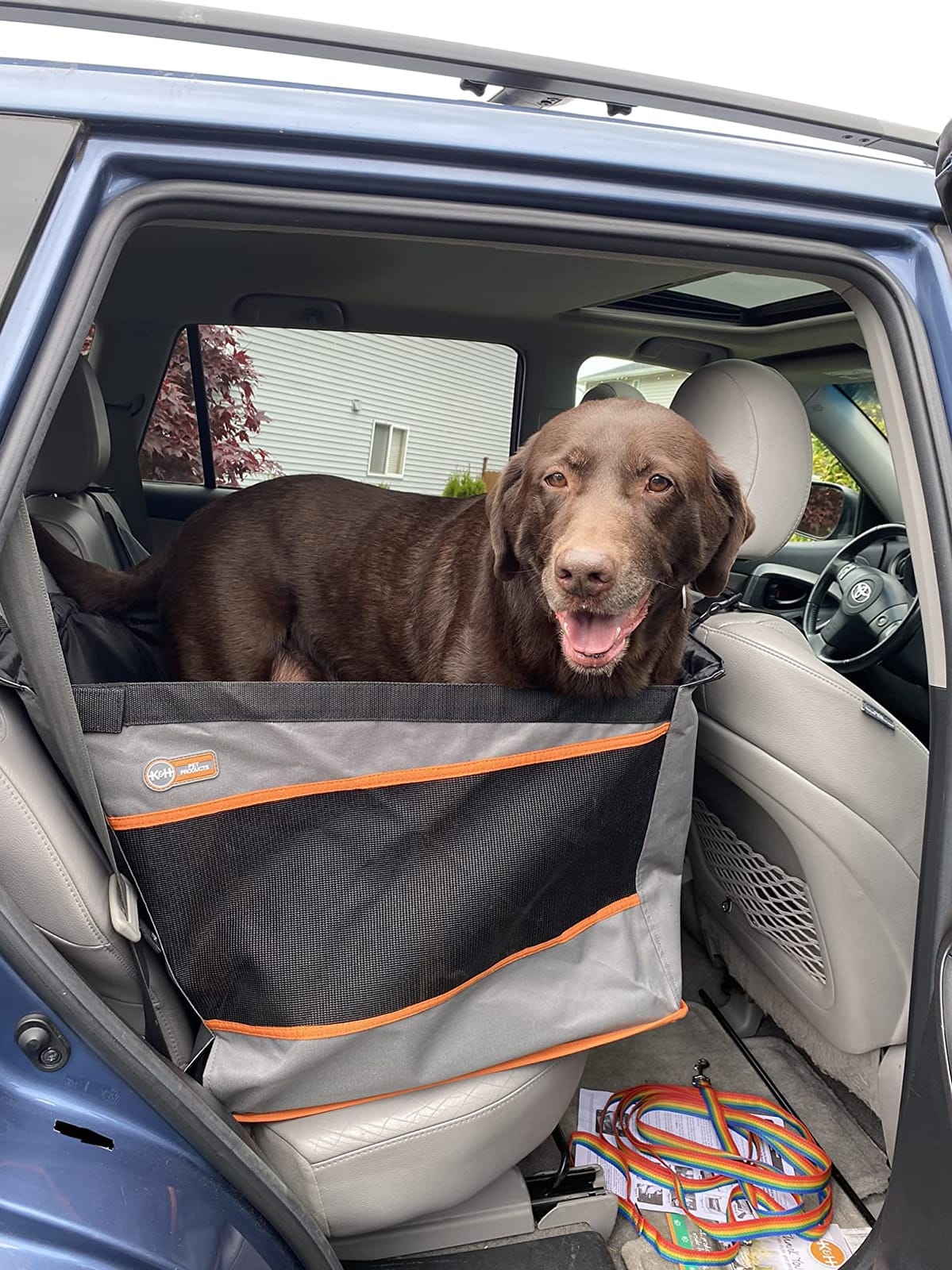K&H Buckle N Go Dog Car Seat for Medium to Large Pets, 21 X 19 X 19in customer photo 2