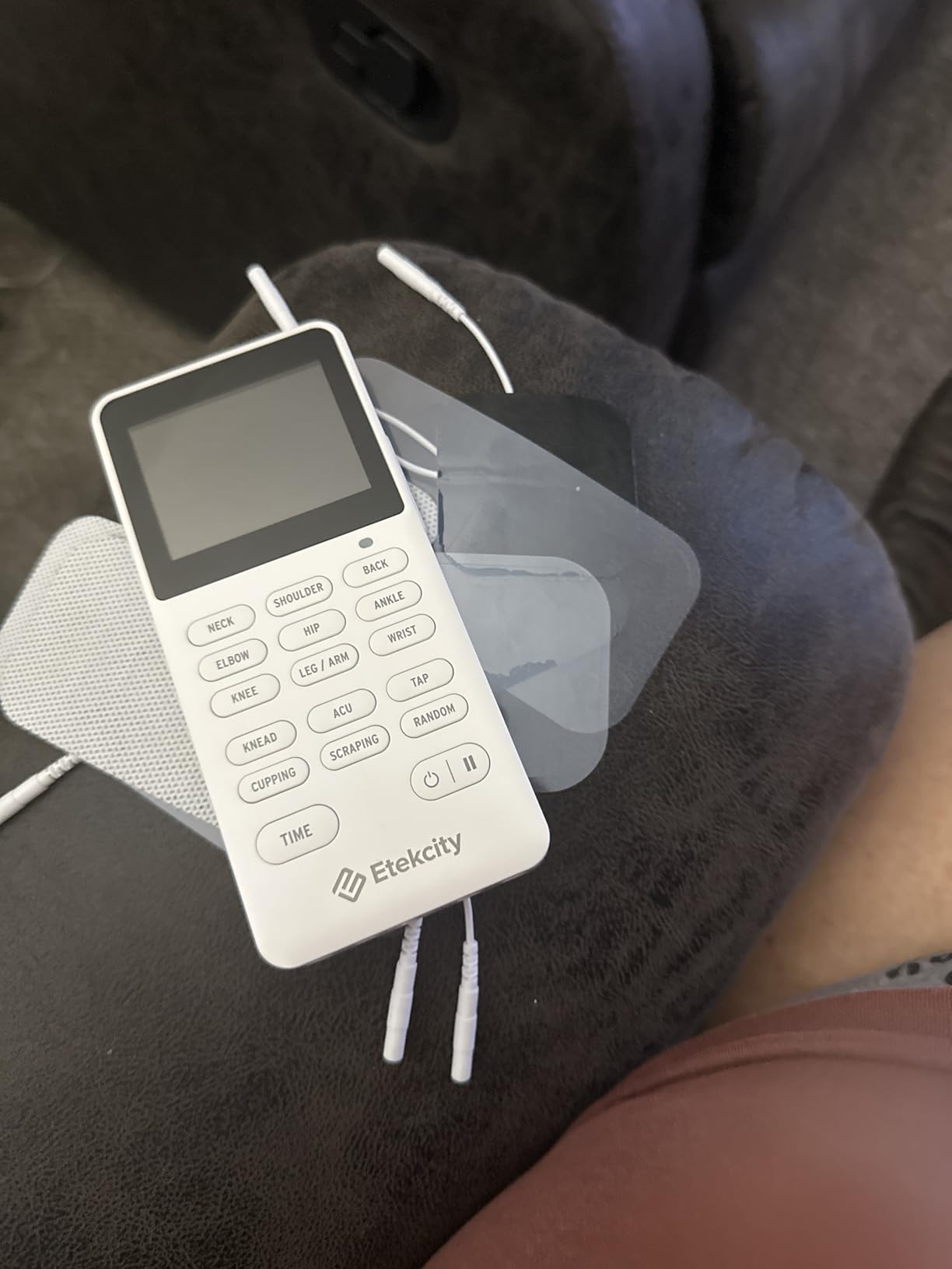 Etekcity 4-Channel Rechargeable TENS Unit, Muscle Stimulator, FSA Eligible customer photo 1