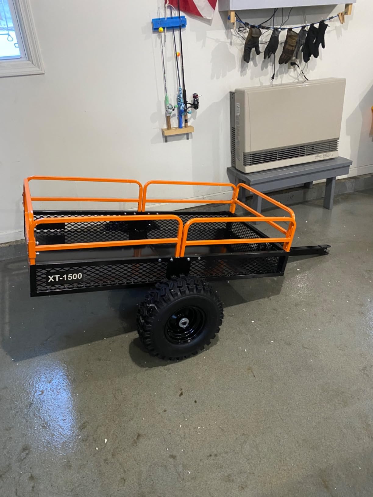 Impact Implements® 1500lb ATV/UTV/Tractor Cargo Trailer with Steel Floor customer photo 1
