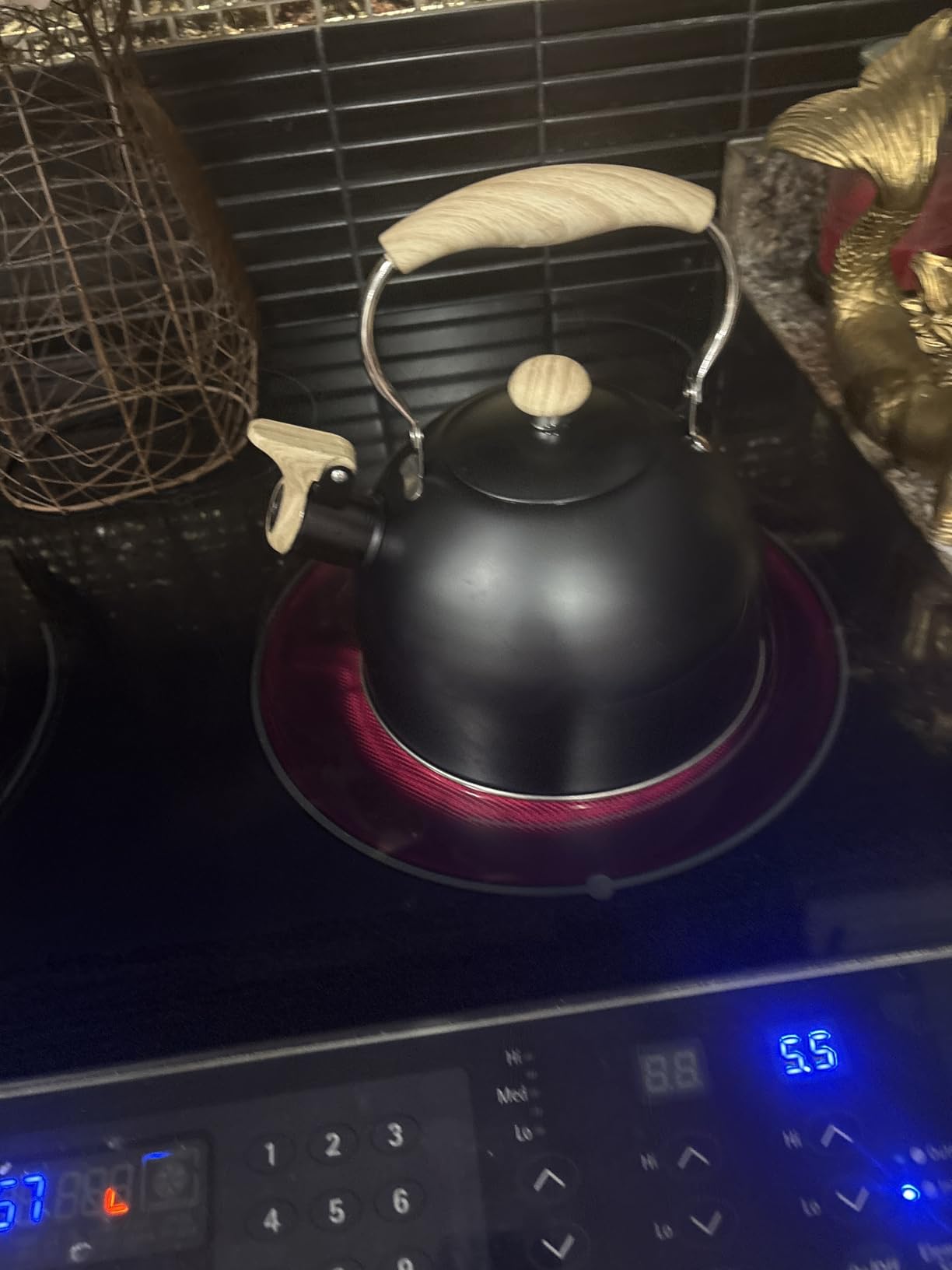 Lily's Home 2 Quart Whistling Tea Kettle, Stainless Steel Stovetop Kettle for Gas & Induction Tops, Classic Whistle Spout, Cool-Touch Handle for Safe Pouring - Perfect for Home, Kitchen, Dorm customer photo 1