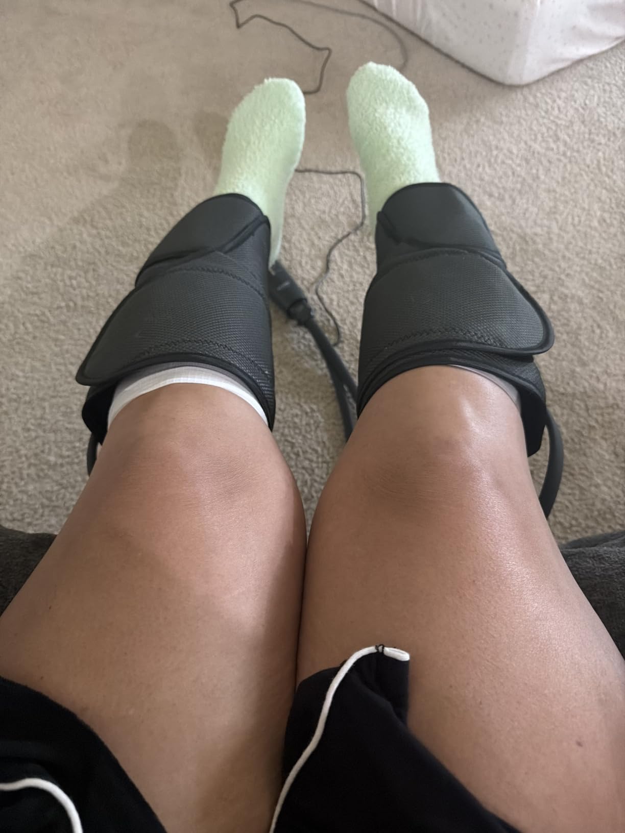 FIT KING Air Compression Leg Massager with Heat for Circulation customer photo 2