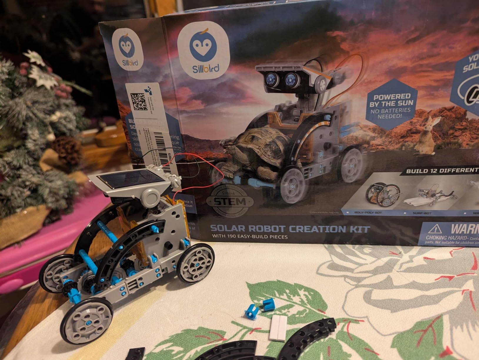 Sillbird 12-in-1 Solar Robot Building Kit STEM Gift for Boys Ages 8-13 customer photo 2