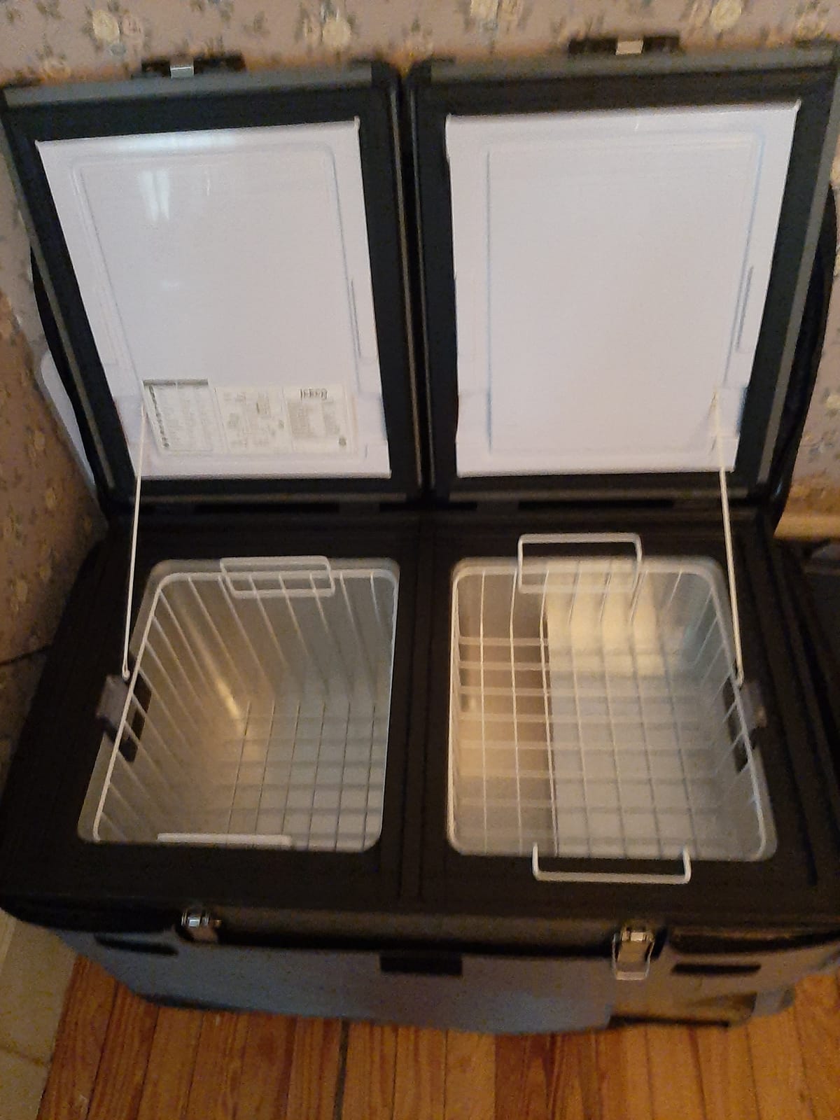 ICECO VL60 Dual Zone Portable Refrigerator with SECOP Compressor, 60 Liters Platinum Compact Refrigerator, DC 12/24V, AC 110-240V, 0℉ to 50℉, Home & Car Use (with Insulated Cover) customer photo 1