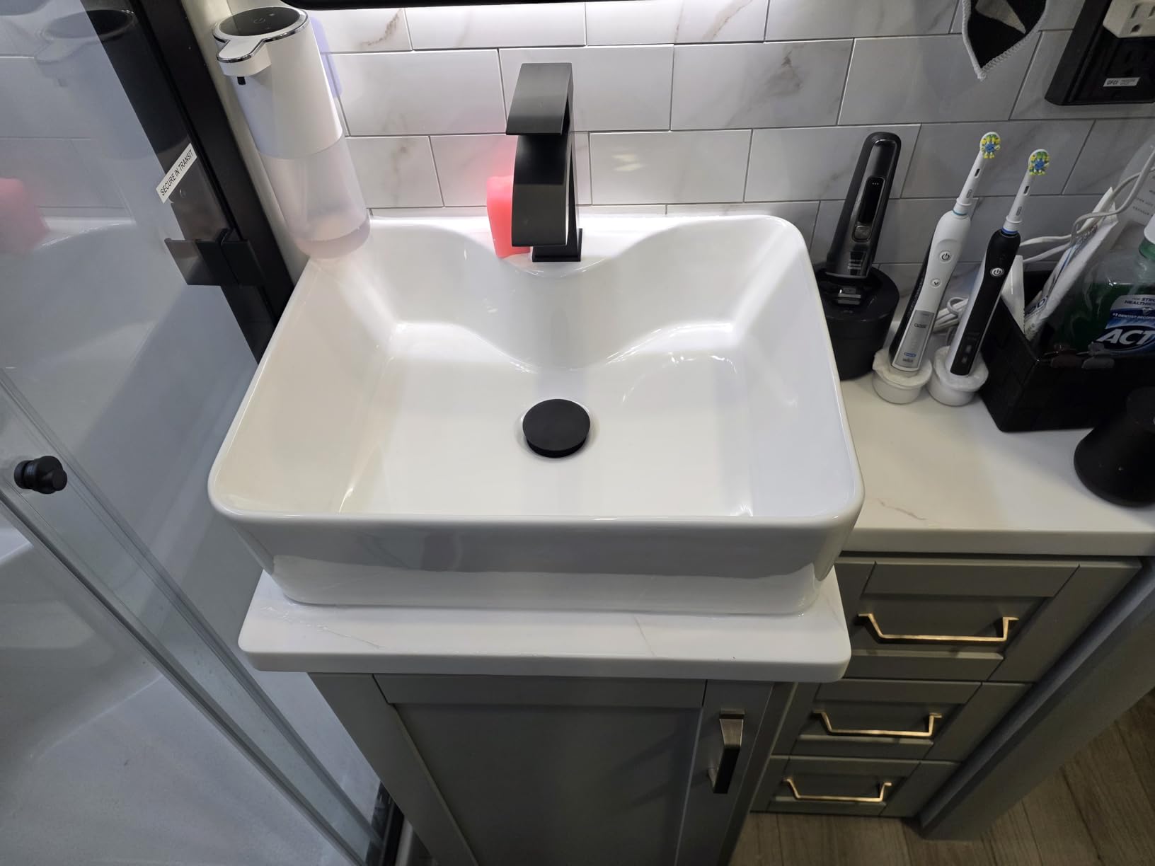 Kichae Vessel Sink Rectangular - 16