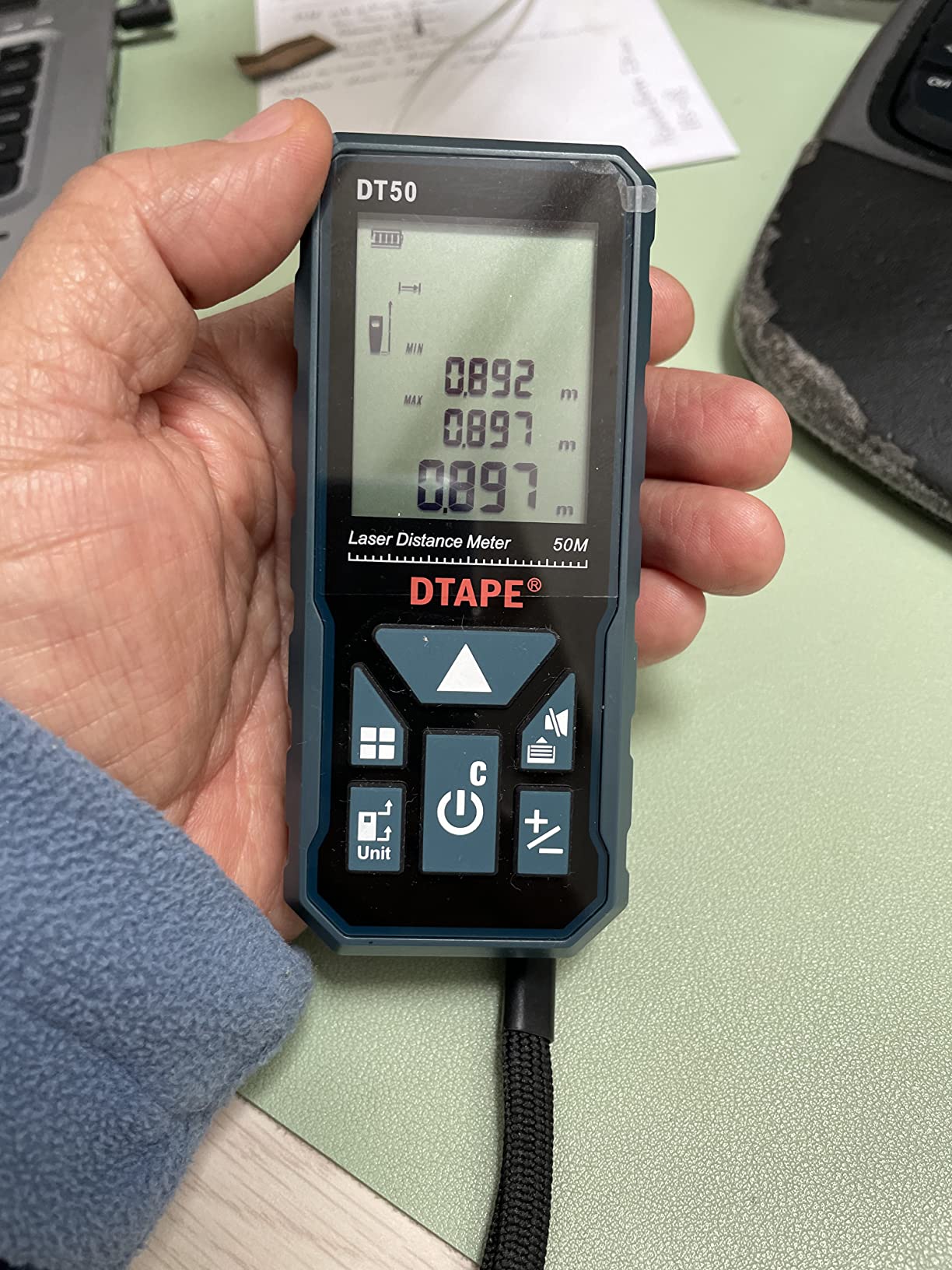 Laser Measure, DTAPE High-Accuracy Laser Measuring Tool, 2