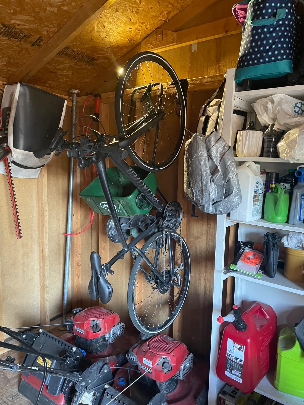 Wallmaster Bike Storage Rack for Garage, Wall Mount Bicycles Hanger customer photo 2