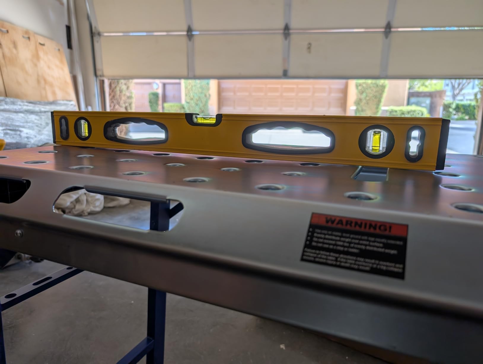 NOVA Heavy-Duty Welding Table with Folding Legs customer photo 2