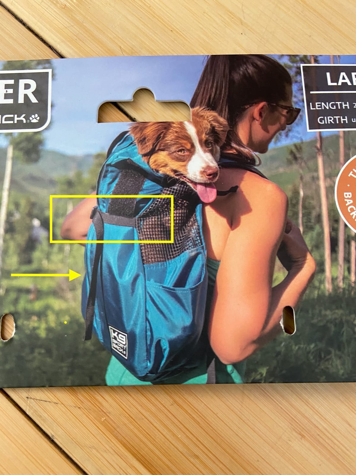 K9 Sport Sack Trainer - Large, Harbor Blue - Ideal for Dogs with 20-22” Back Length - Backpack-Style Training Carrier - Meant for Quick, Non-Strenuous Activities customer photo 1