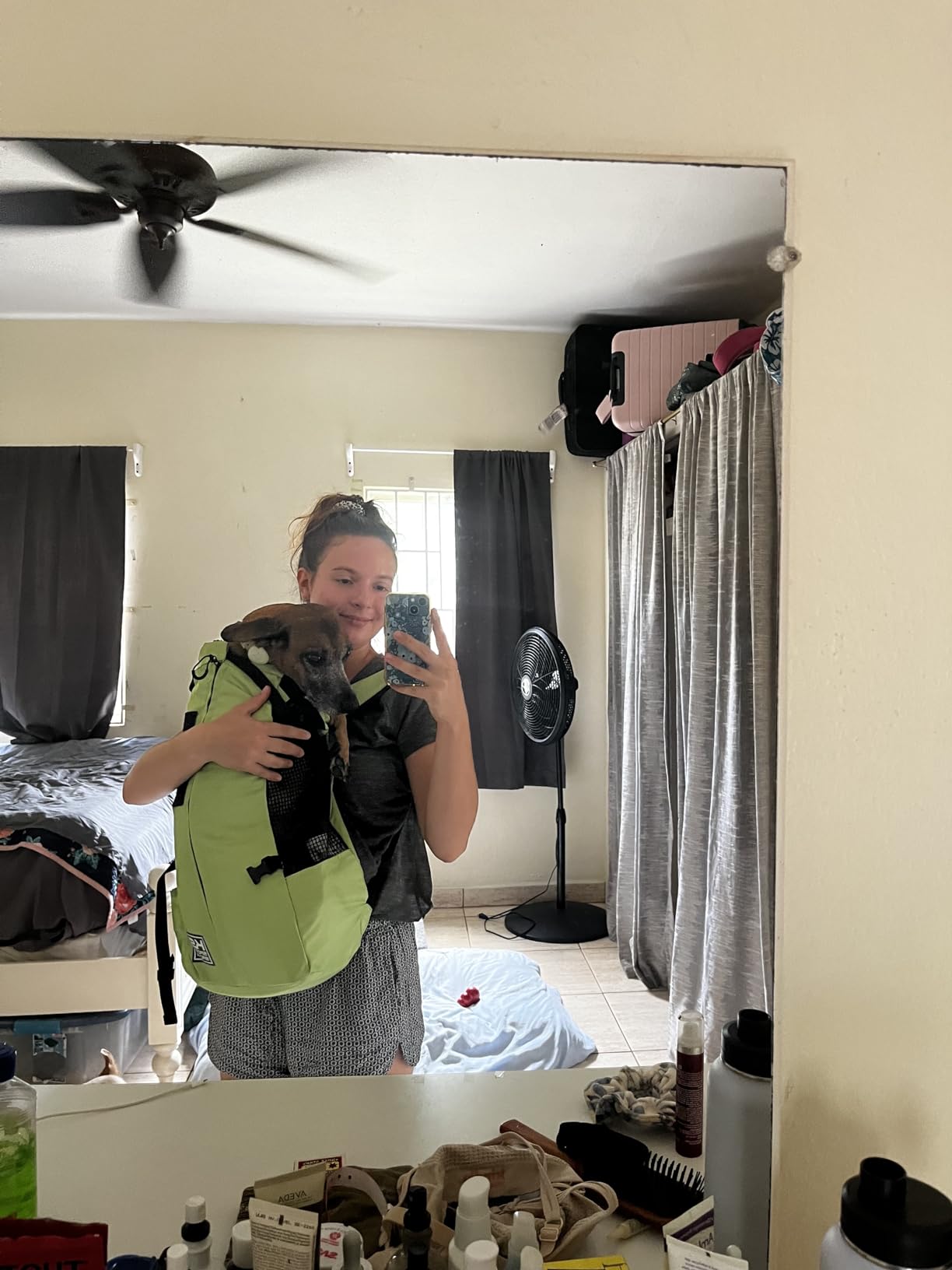 K9 Sport Sack Trainer - Large, Harbor Blue - Ideal for Dogs with 20-22” Back Length - Backpack-Style Training Carrier - Meant for Quick, Non-Strenuous Activities customer photo 2