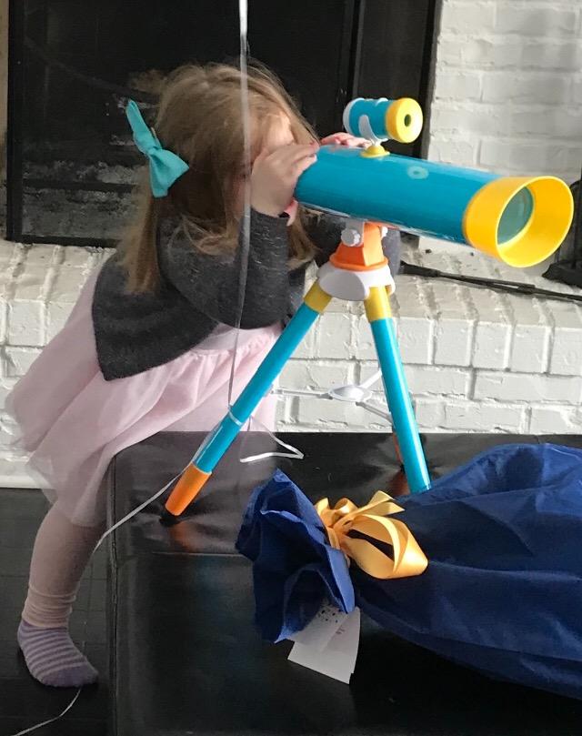 Little Experimenter Projector Telescope, 24 Space Images, STEM Kids 3-12 customer photo 2