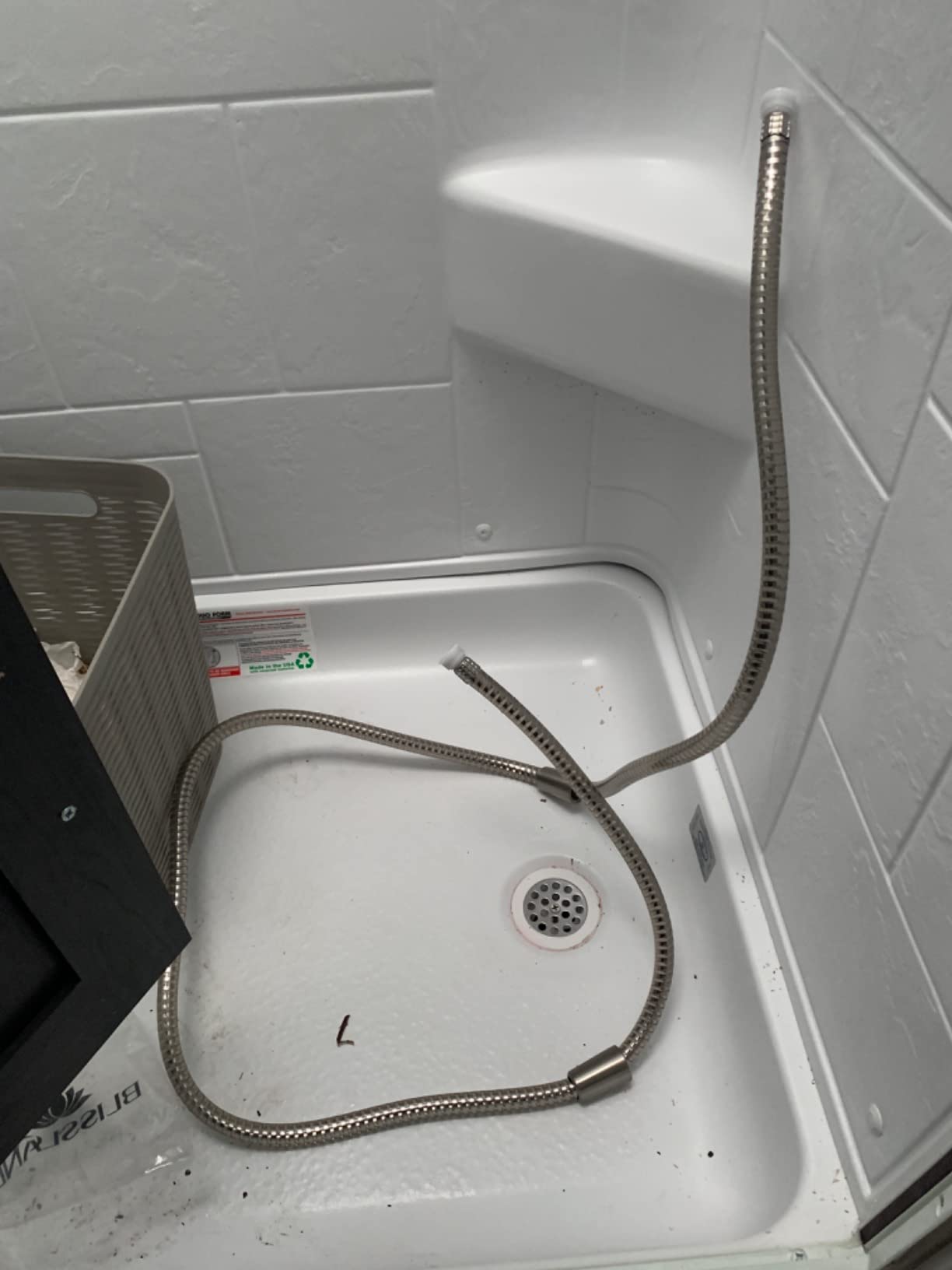 ETL Oxygenics 92489 Fury RV Handheld Shower - Brushed Nickel, 72 inch Hose length customer photo 2