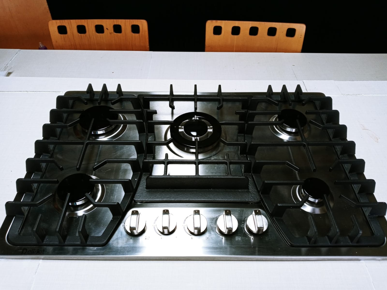 30 Inch Gas Cooktop - Dual Fuel Sealed 5 Burners Built-In Stainless Steel Hob DK257-A03 customer photo 1
