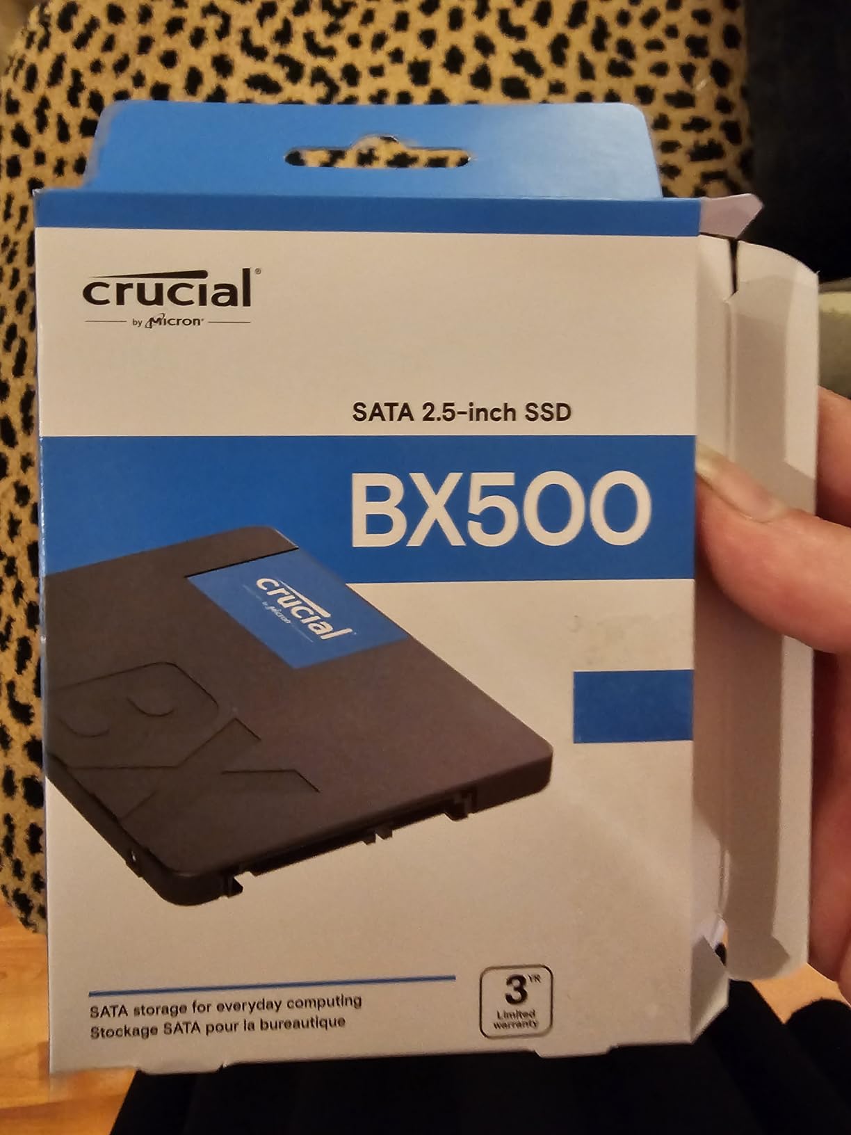 Crucial BX500 2TB 3D NAND SATA 2.5-Inch Internal SSD, up to 540MB/s - CT2000BX500SSD1, Solid State Drive customer photo 1