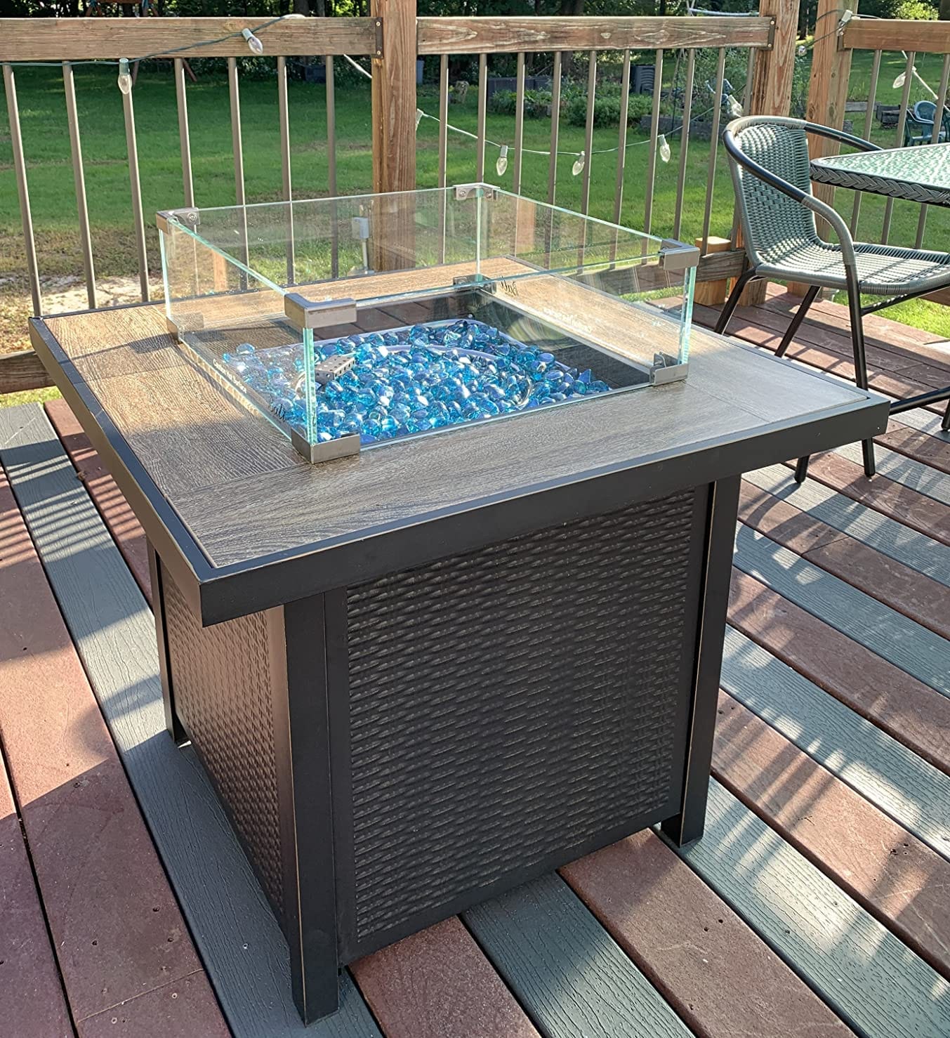 BALI OUTDOORS 50000 BTU Propane Fire Pit for Outdoor customer photo 2