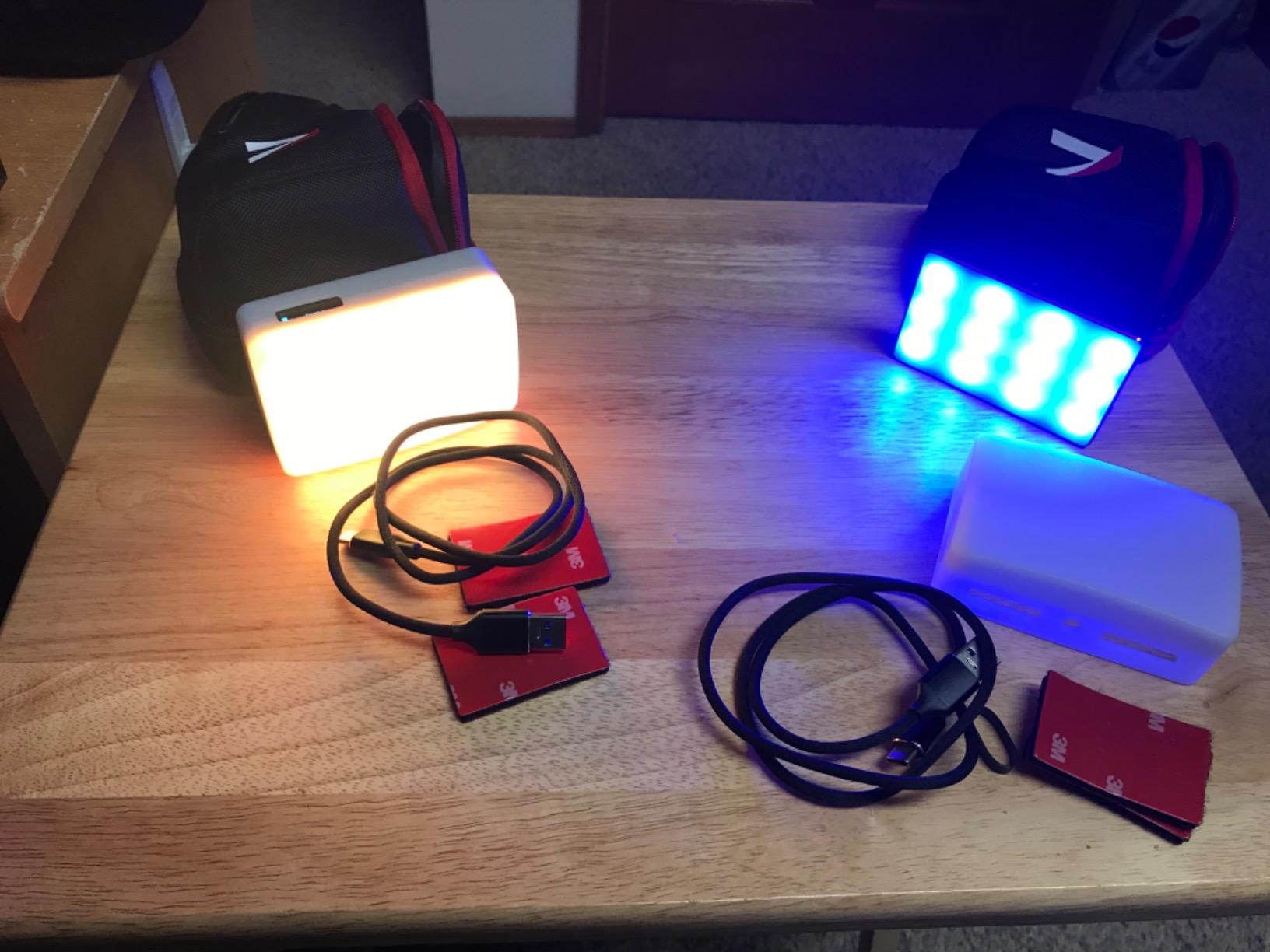 Aputure Amaran MC RGBWW Mini On Camera Video Light,CRI/TLCI 96+ customer photo 2