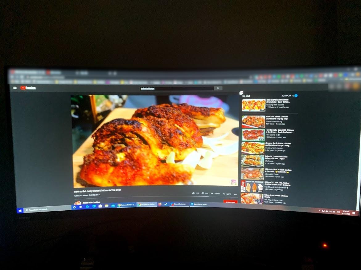 Sceptre 34-inch Curved UltraWide 21: 9 Creative LED Monitor 2560x1080 Frameless HDMI DisplayPort Up to 100Hz, Machine Black 2020 (C345W-2560UN) customer photo 2
