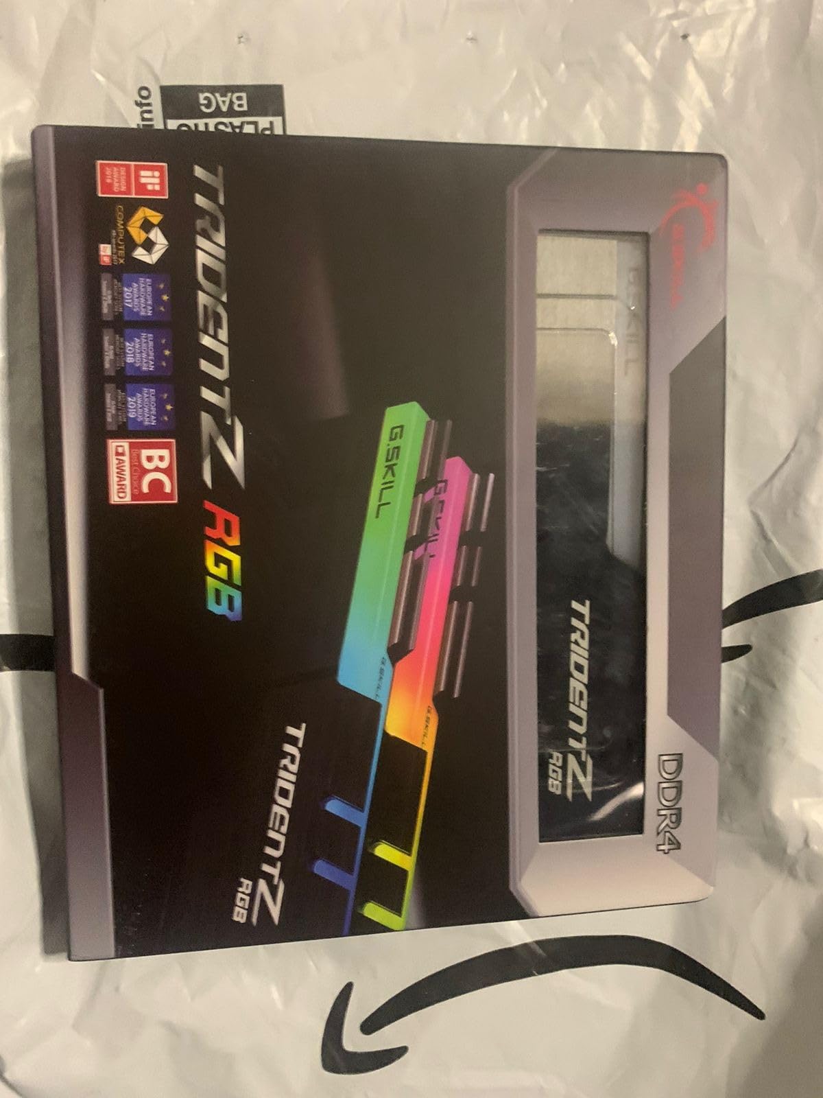 G.SKILL Trident Z RGB Series DDR4 RAM (XMP) 32GB (2x16GB) Up to 3600MT/s CL18-22-22-42 1.35V Intel AMD Desktop Computer Memory U-DIMM (F4-3600C18D-32GTZR) customer photo 2