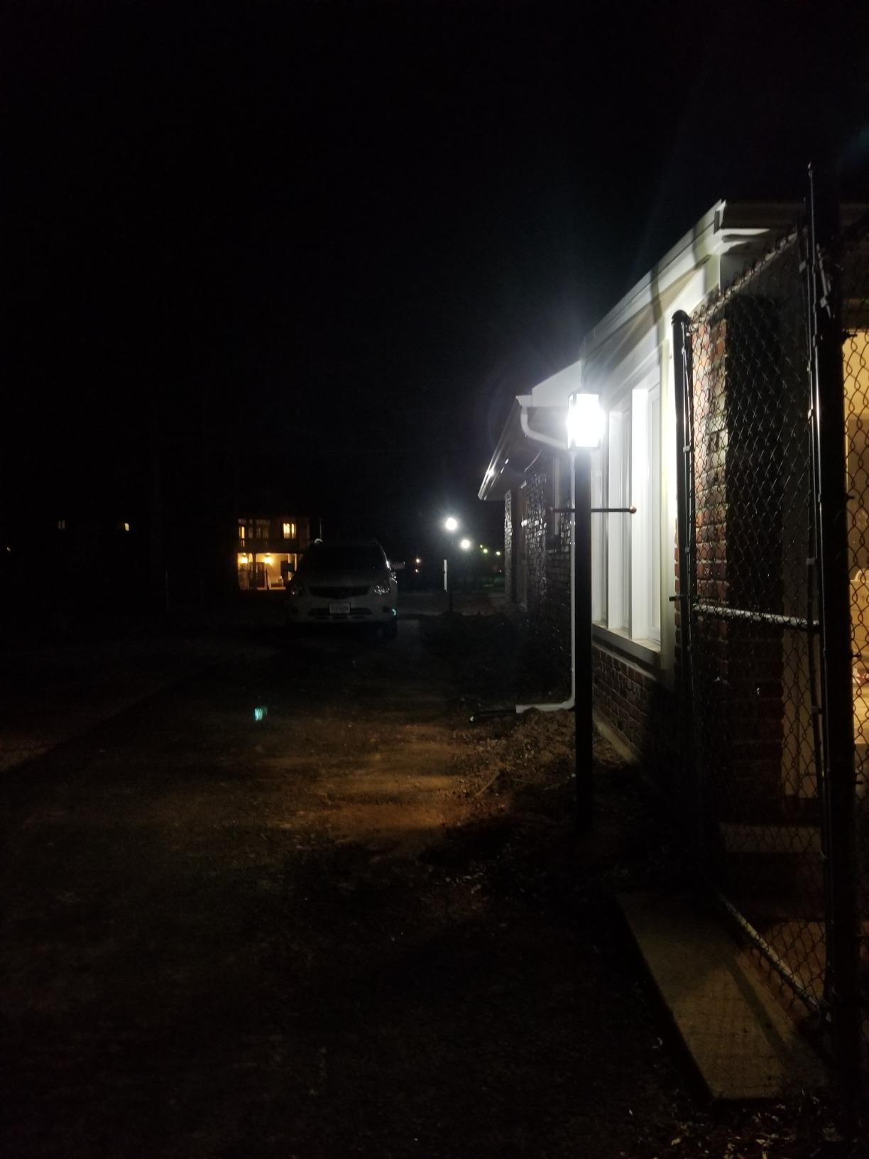WISBEAM Outdoor Post Light, Pole Lantern, E26 Base 60W Max, Metal Housing Plus Glass, ETL Qualified, Bulbs not Included customer photo 1