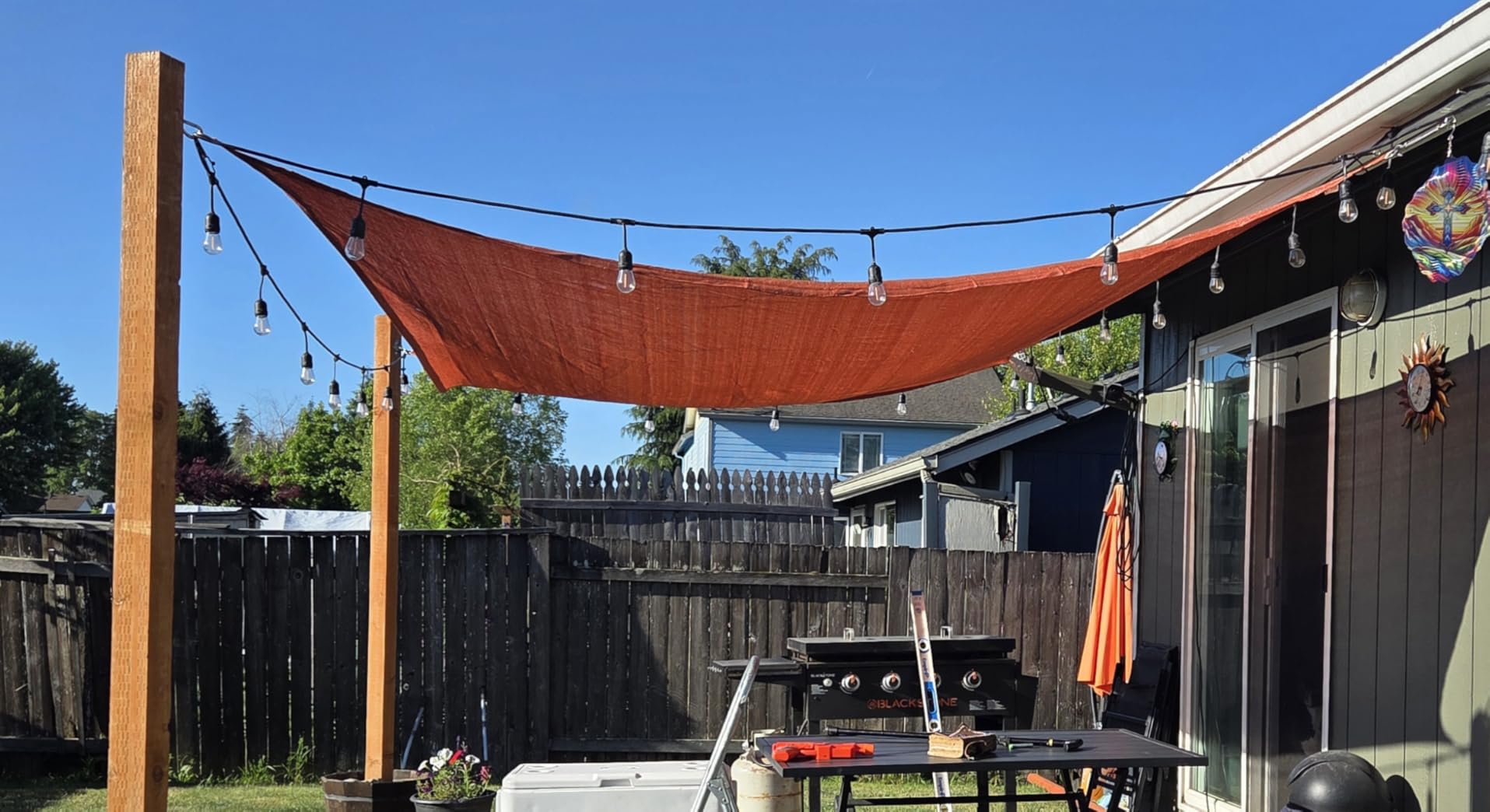 Artpuch Sun Shade Sail 16'X20' Sand Rectangle customer photo 2
