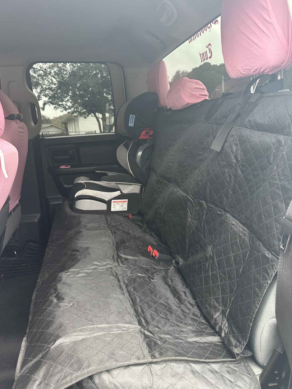 Honest Dog Car Seat Covers, Dog seat Cover with Side Flap for Cars, Trucks, and Suv's - Waterproof & Nonslip Pet Seat Cover for Backseat customer photo 1