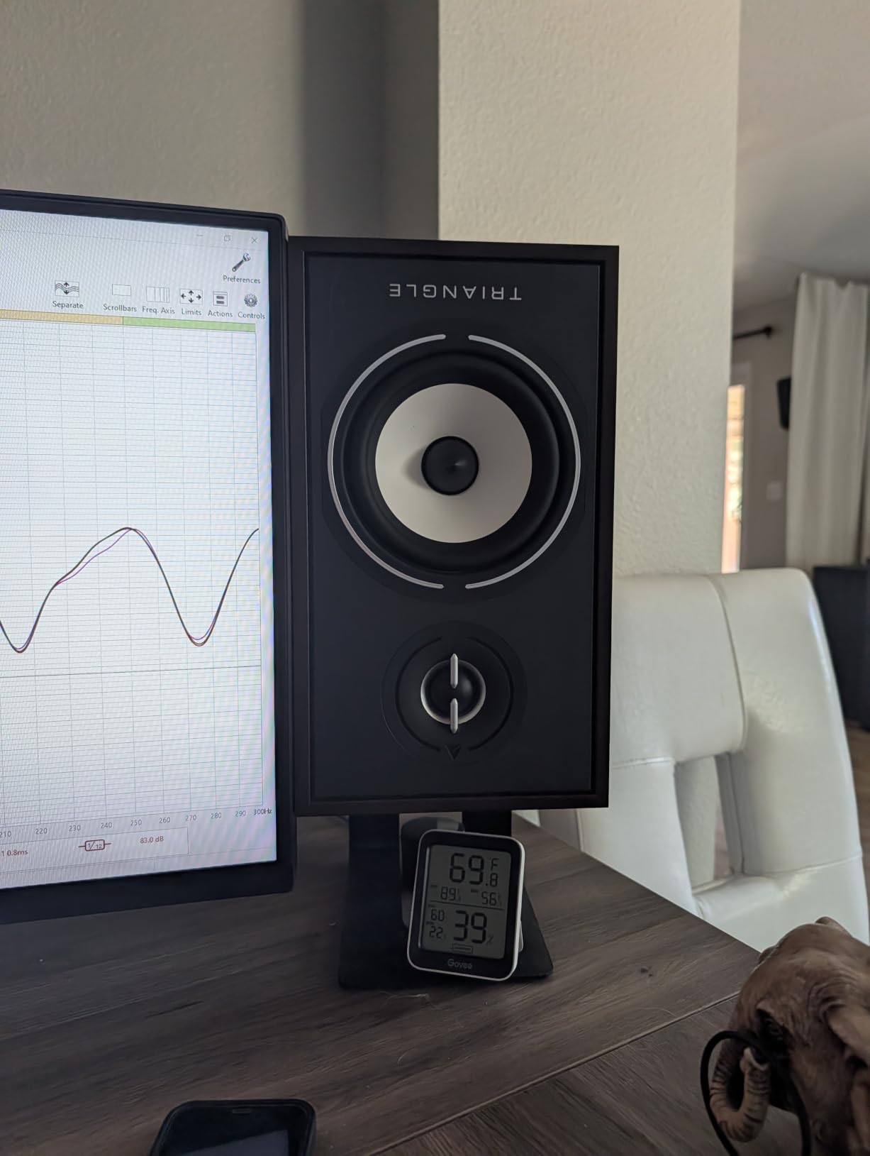 triangle - BOREA BR02 Hi-Fi Bookshelf Speakers - Power handling 80W - Output 89 dB/W/m - Versatile Music and Home Cinema - 176 x 310 x 274 mm - Black (Pair) customer photo 2