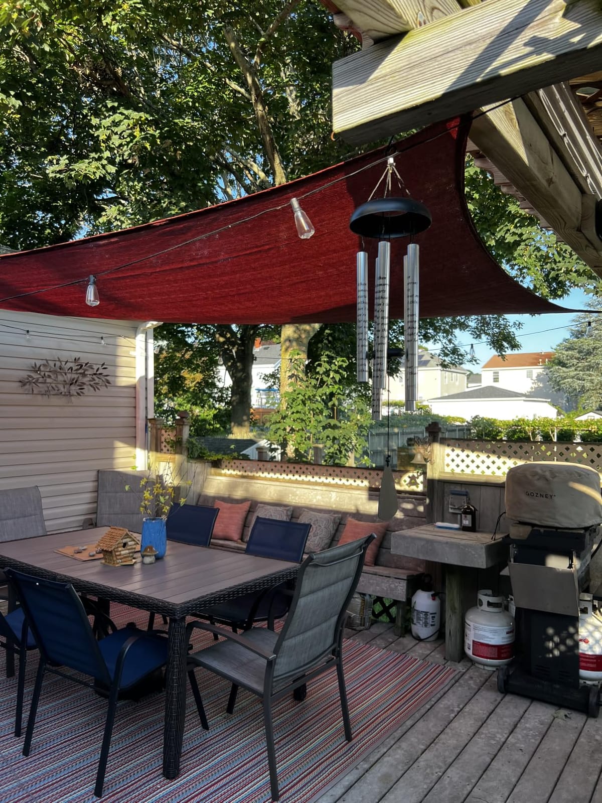 AsterOutdoor Sun Shade Sail Rectangle 16' x 20' UV Block Canopy for Patio Backyard Lawn Garden Outdoor Activities, Cream customer photo 2
