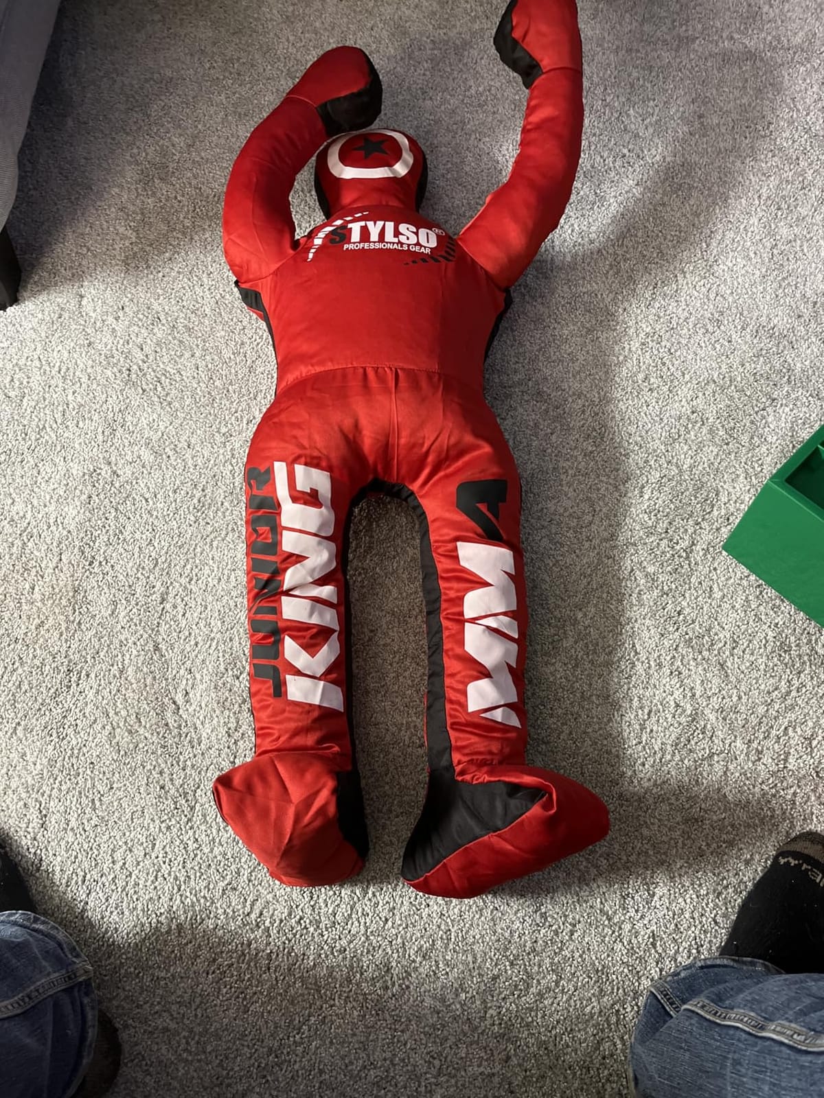 Unfilled Wrestling Dummy for Kids – Youth Grappling Dummy BJJ, MMA, Jiu Jitsu & Judo Training Partner – Durable Martial Arts Practice Buddy customer photo 1