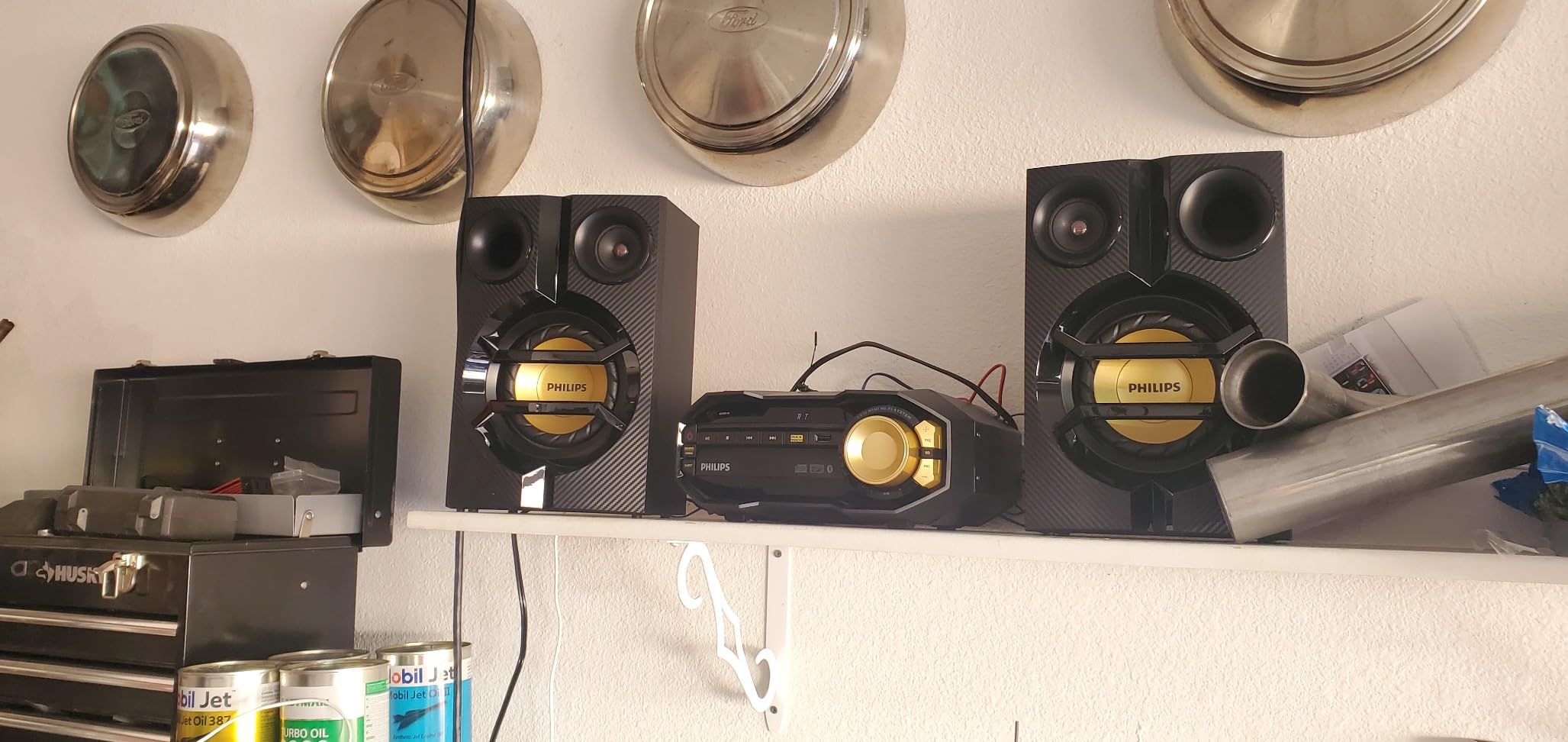 PHILIPS FX10 Bluetooth Stereo System for Home with CD Player , MP3, USB, FM Radio, Bass Reflex Speaker, 230 W, Remote Control Included customer photo 1
