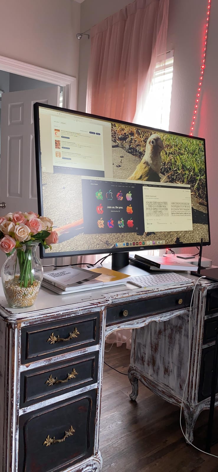 Dell U4320Q 43 Inch 2160p 4K UltraSharp, IPS Thin Bezel Monitor, HDMI, DisplayPort, USB-C, VESA Certified, Black customer photo 1