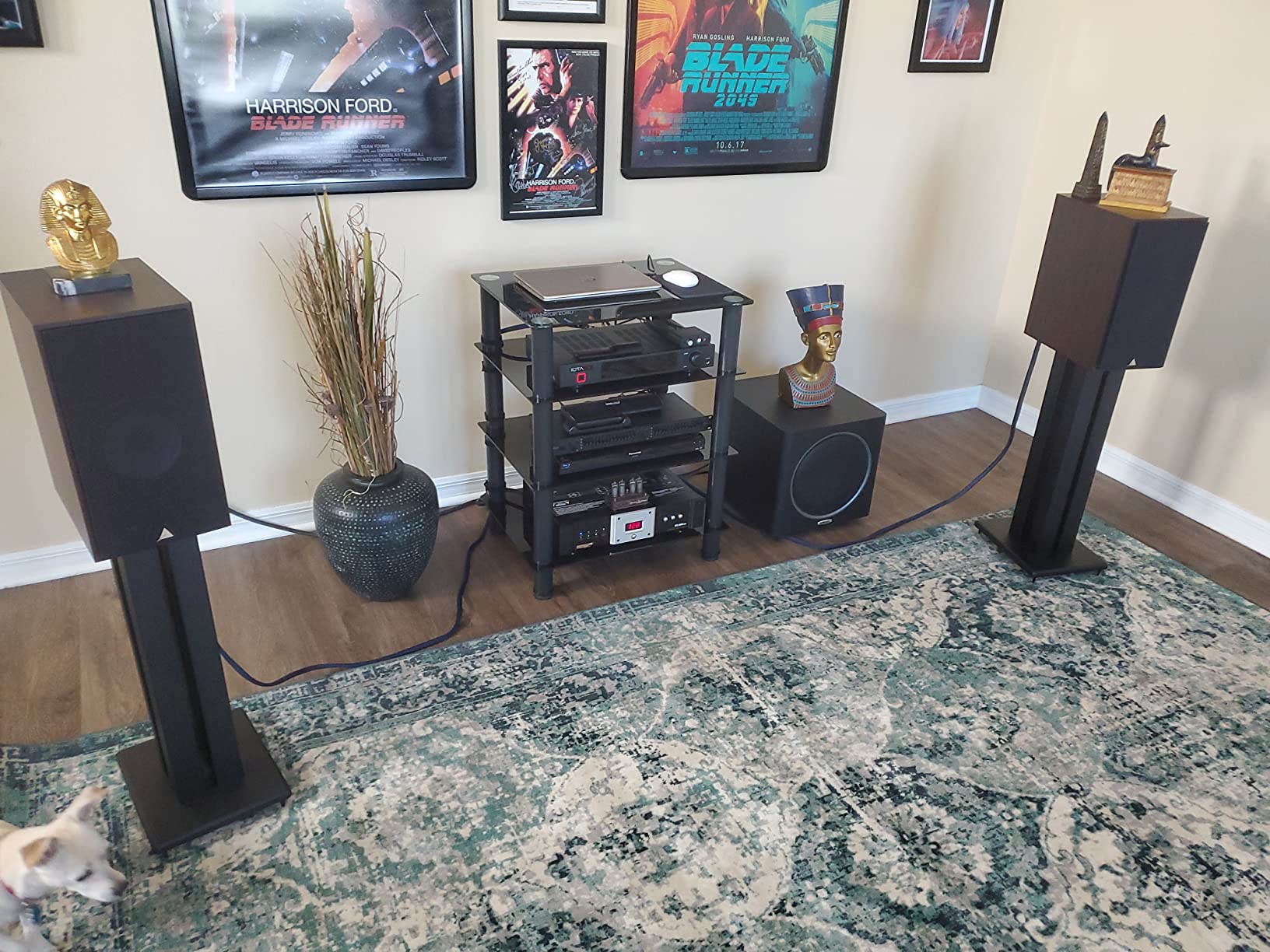 triangle - BOREA BR03 Hi-Fi Bookshelf Speakers - Power handling 100W - Output 90 dB/W/m - Versatile Music and Home Cinema - 206 x 380 x 314 mm - Walnut (Pair) customer photo 2