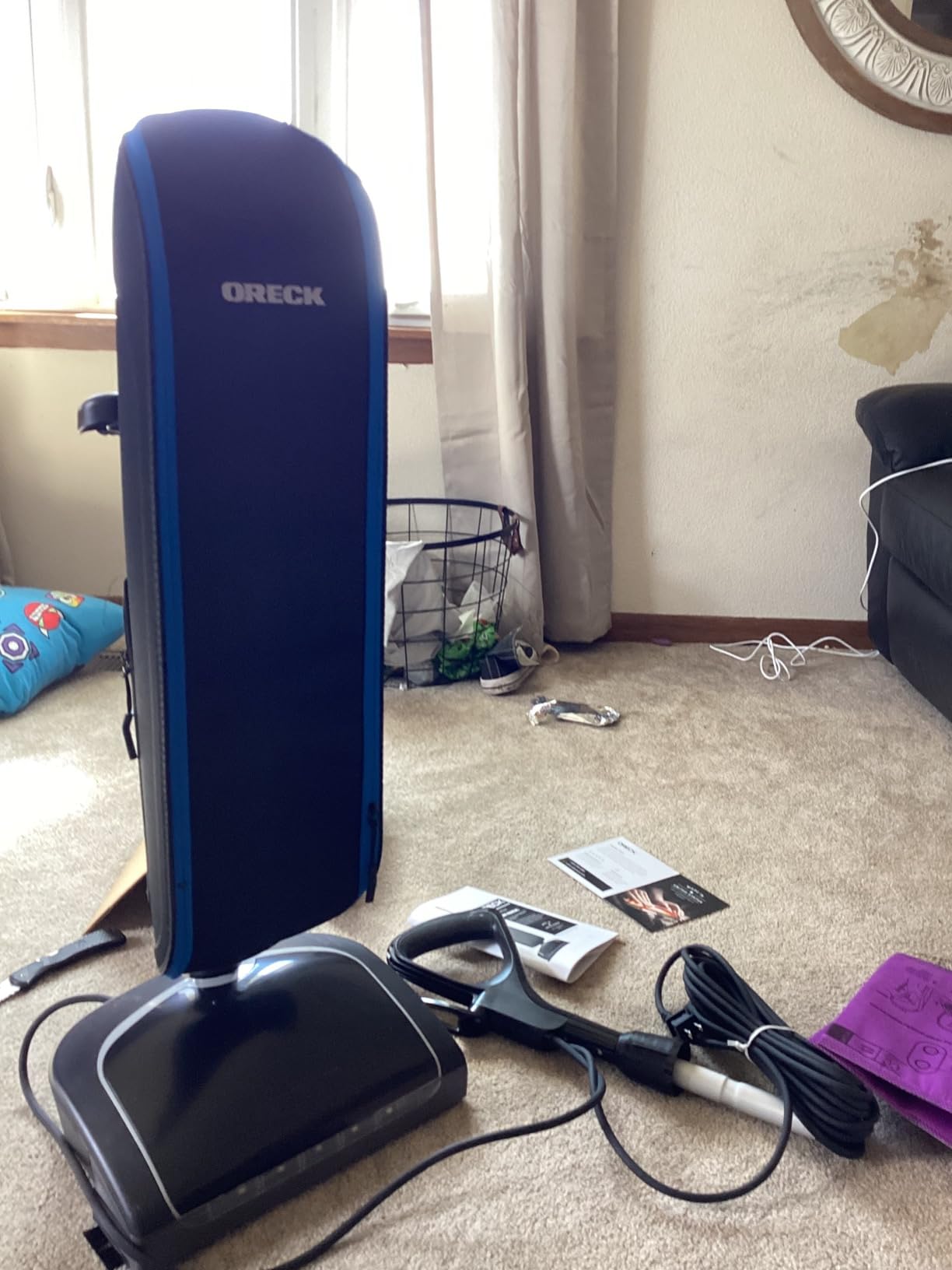 Oreck HEPA Upright Vacuum Cleaner, Lightweight Bagged Upright Vac customer photo 1