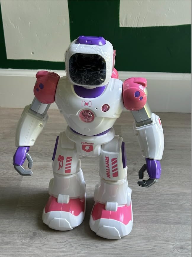 Ruko 1088 Smart Robot Toy for Kids, Large Programmable Interactive Gift | Support Remote Control & App Control & Voice Command, Birthday Gift for Boys & Girls Ages 4 5 6 7 8 9, Blue customer photo 1
